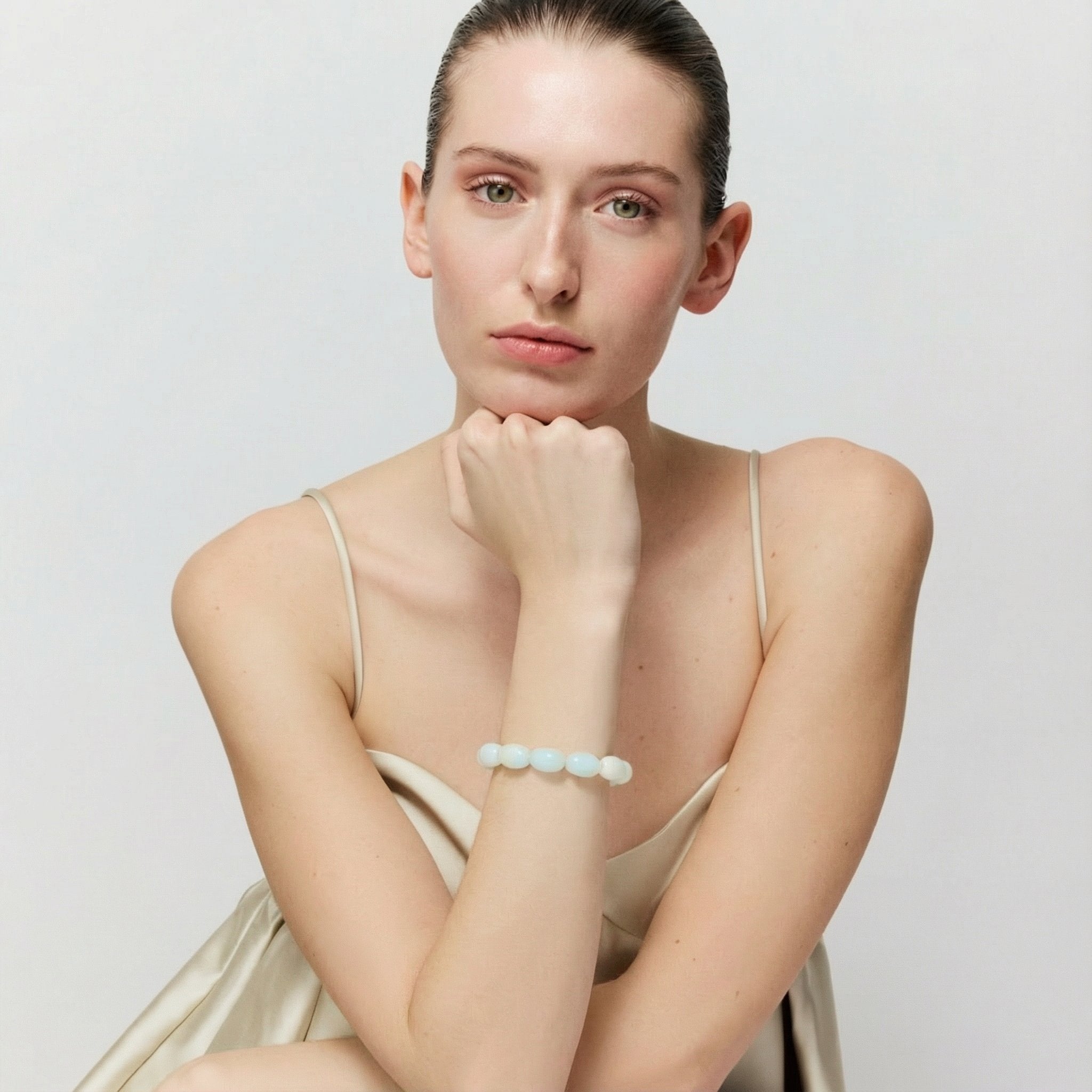 Olive Flex Bracelet Cloud Marble
