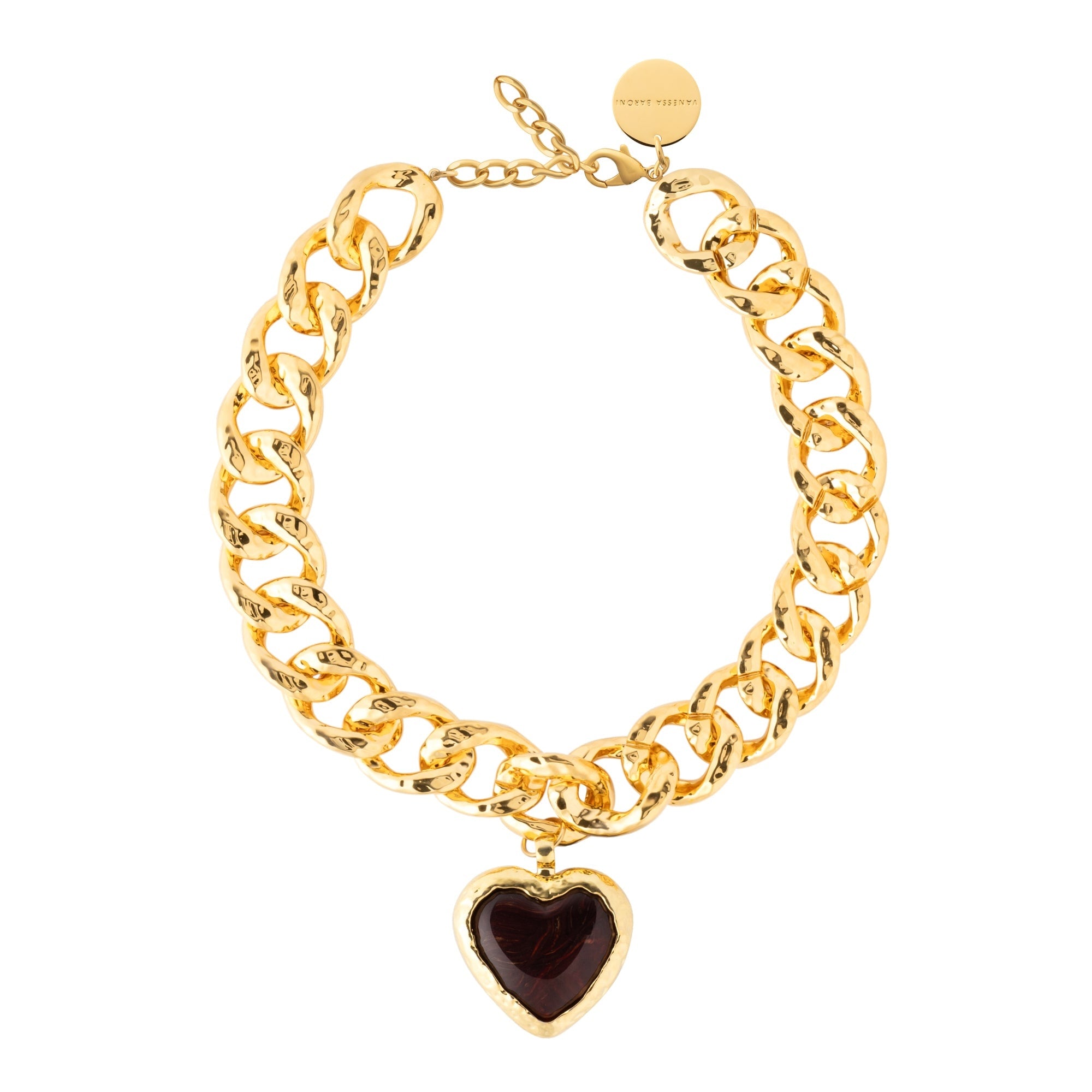 Big Hammered Necklace