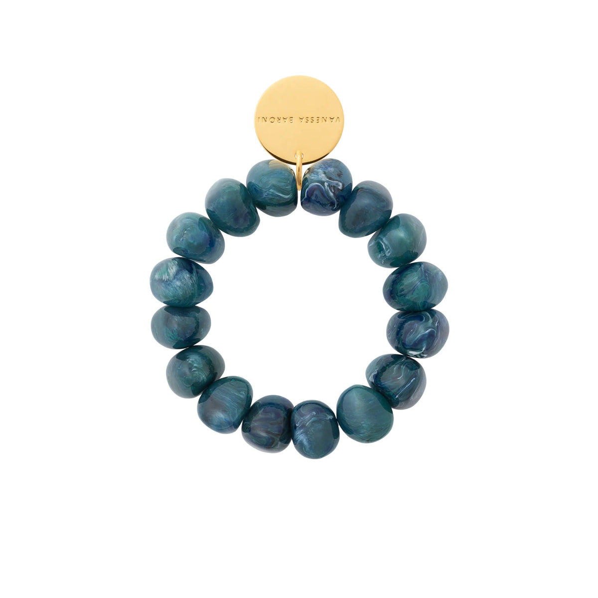 Stone Flex Bracelet Teal Marble
