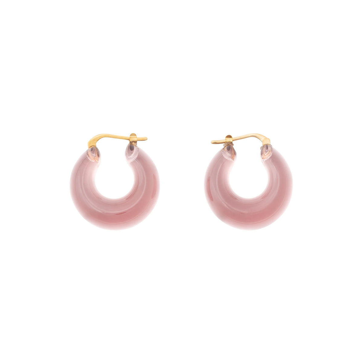 Circlet Earring Clear Taupe
