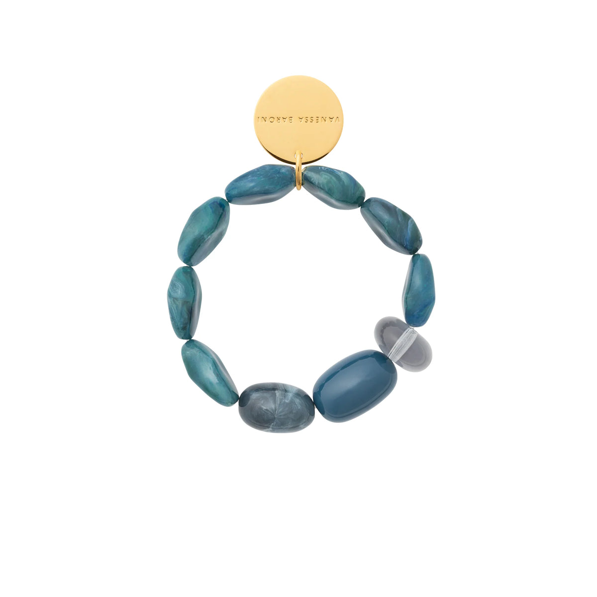 Unique Bracelet Teal Marble