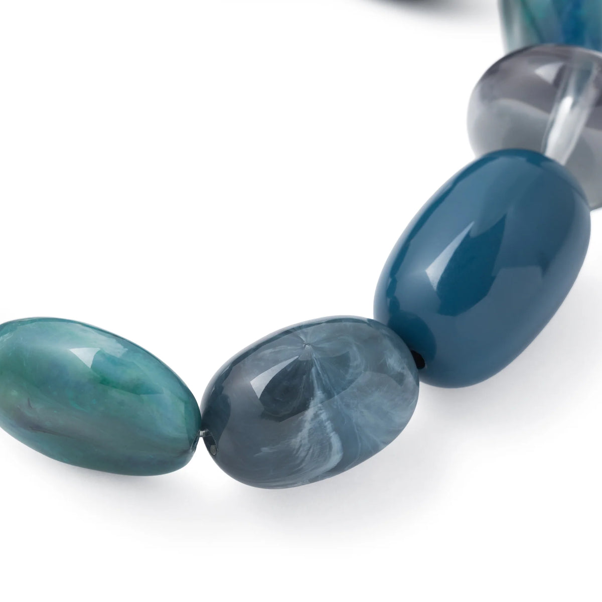 Unique Bracelet Teal Marble