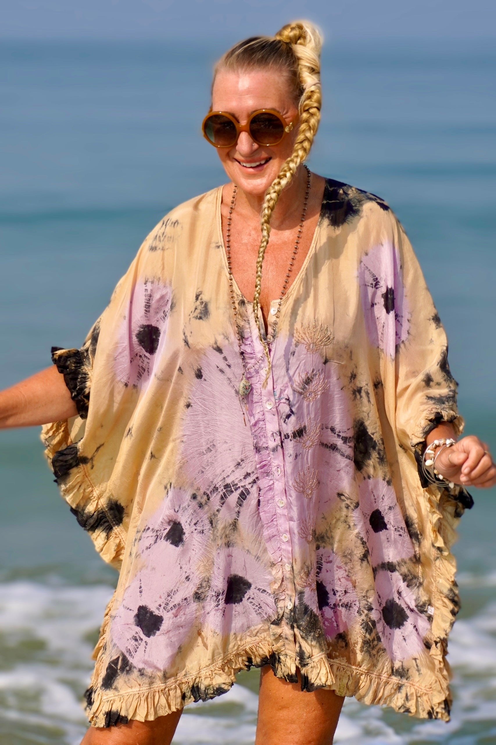 Fami Kaftan Fami Beige Lilac