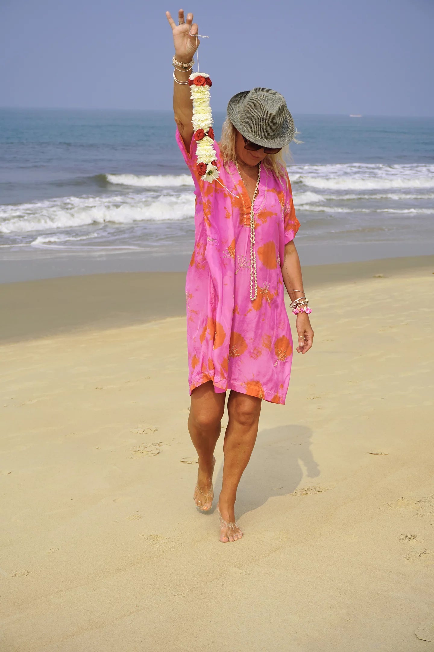 Vanessa Dress Lotus Pink Orange
