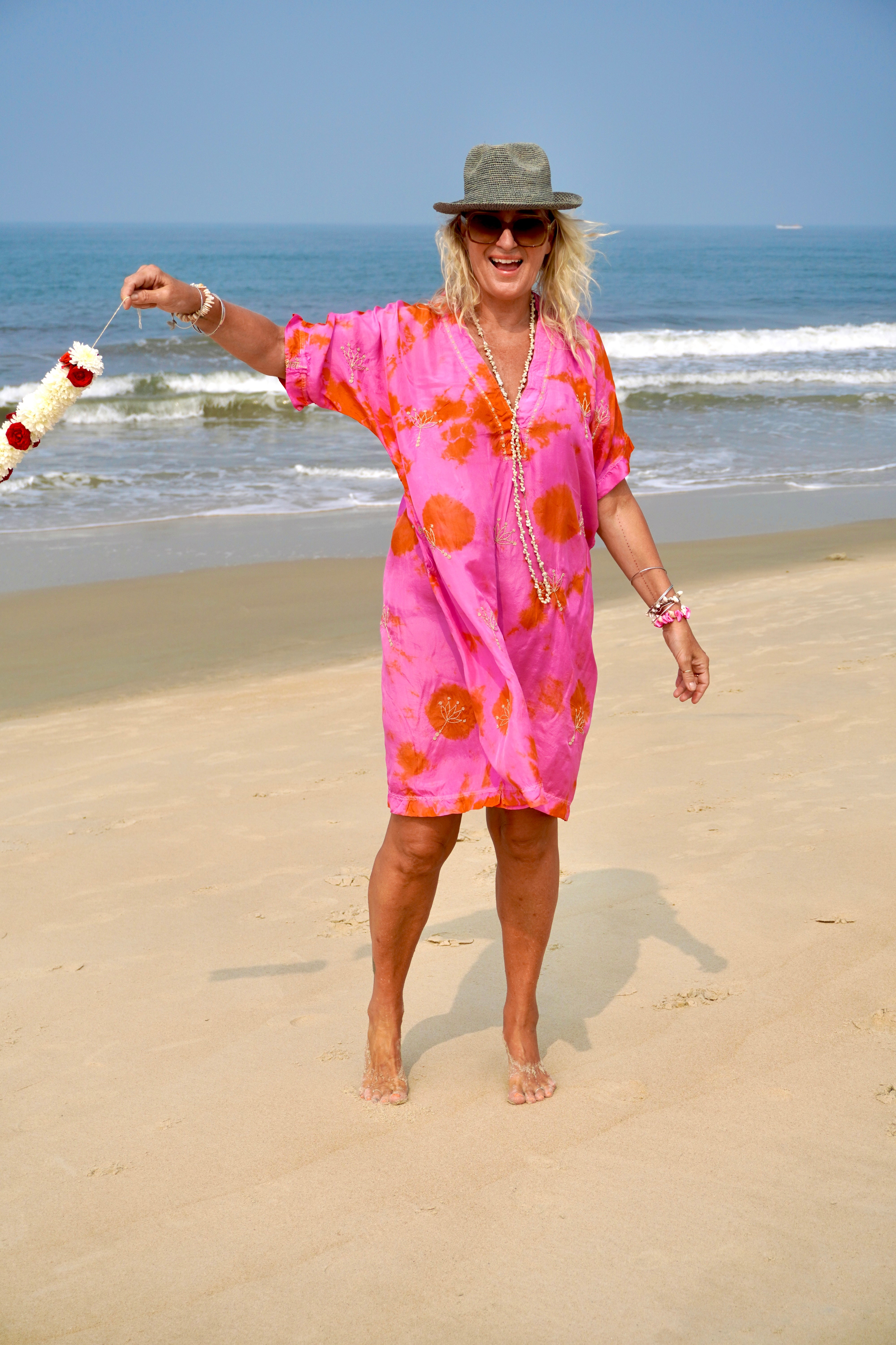 Vanessa Dress Lotus Pink Orange