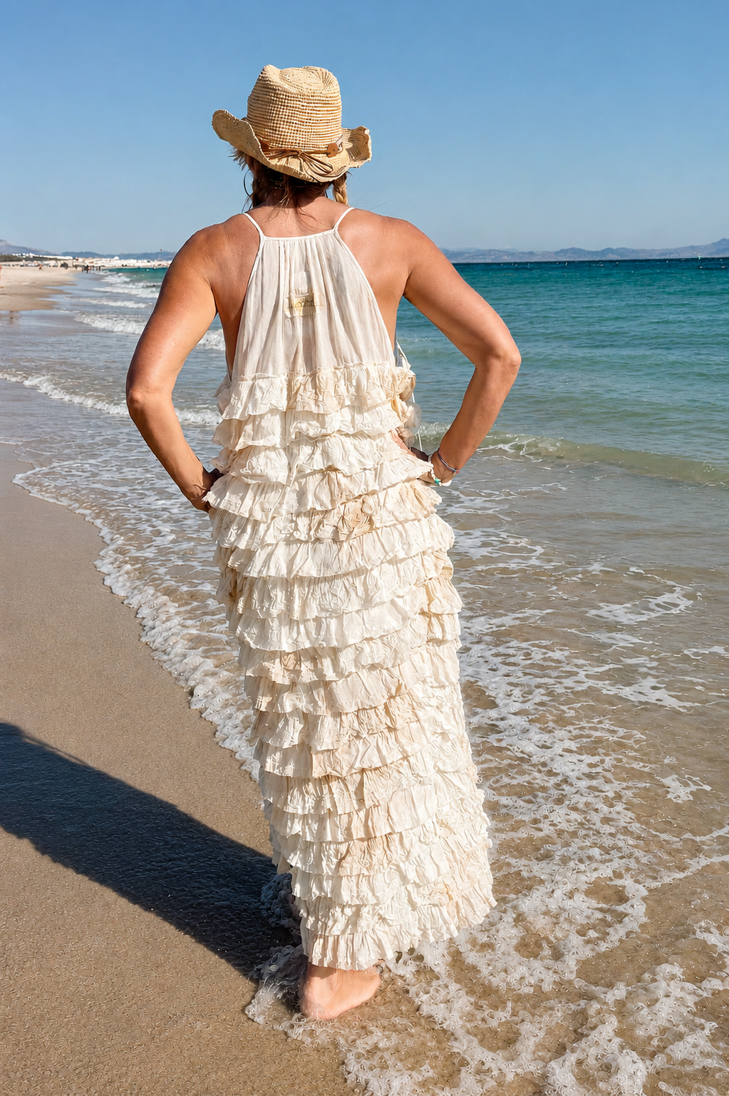 Vola Volare Lotus Maxi Dress Volare Cream Almond