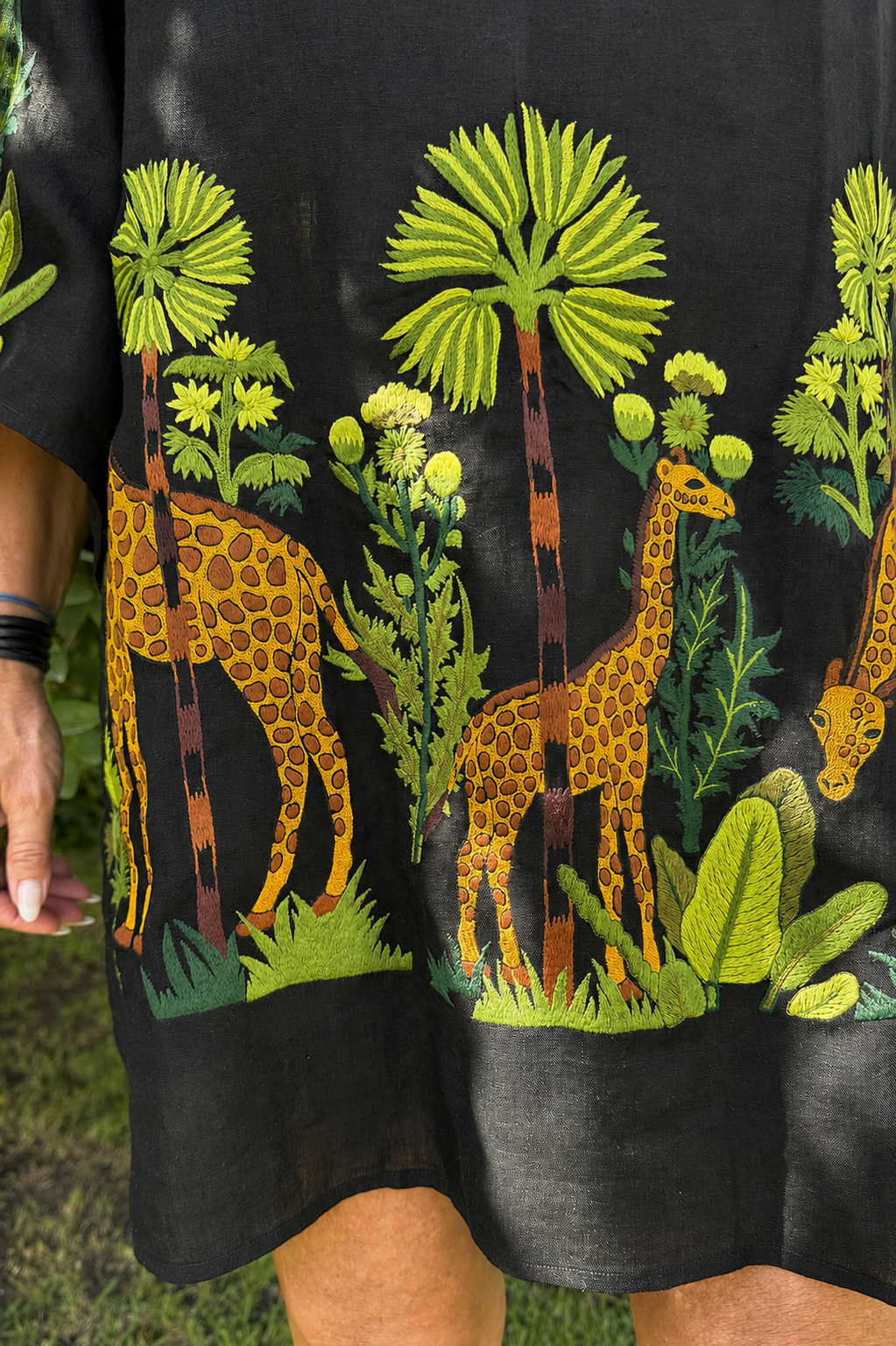 Giraffe Tunic Black