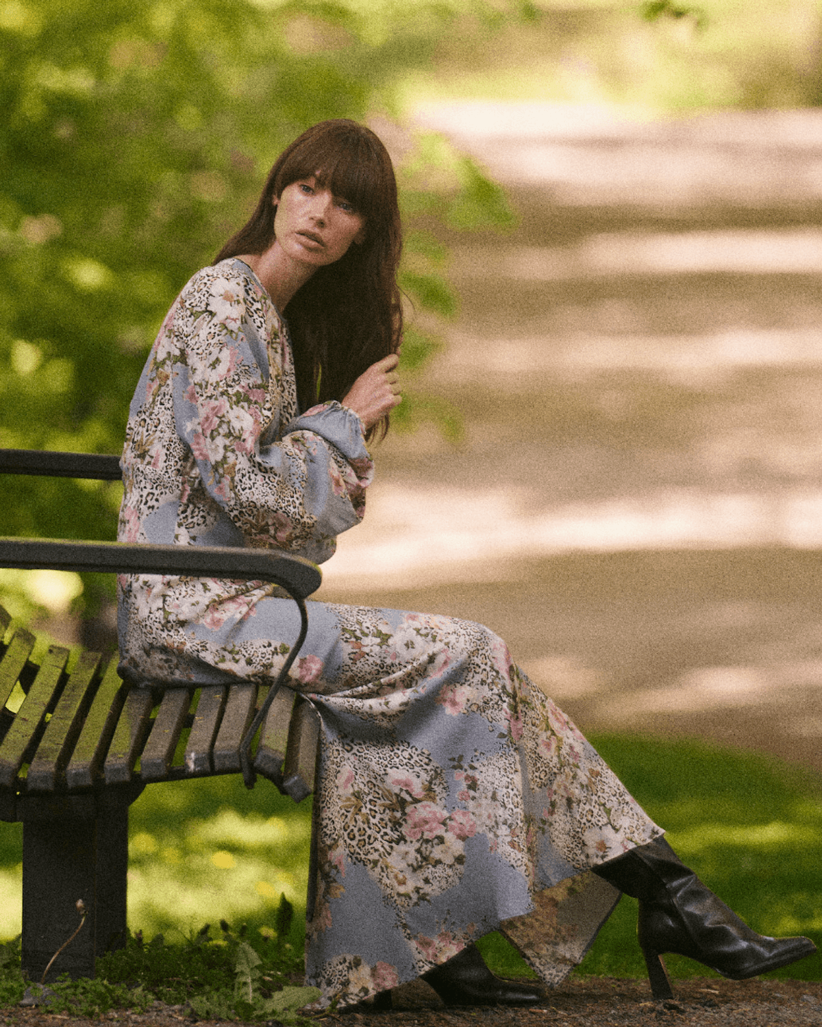 Viscose Maxi Dress Wild Bloom