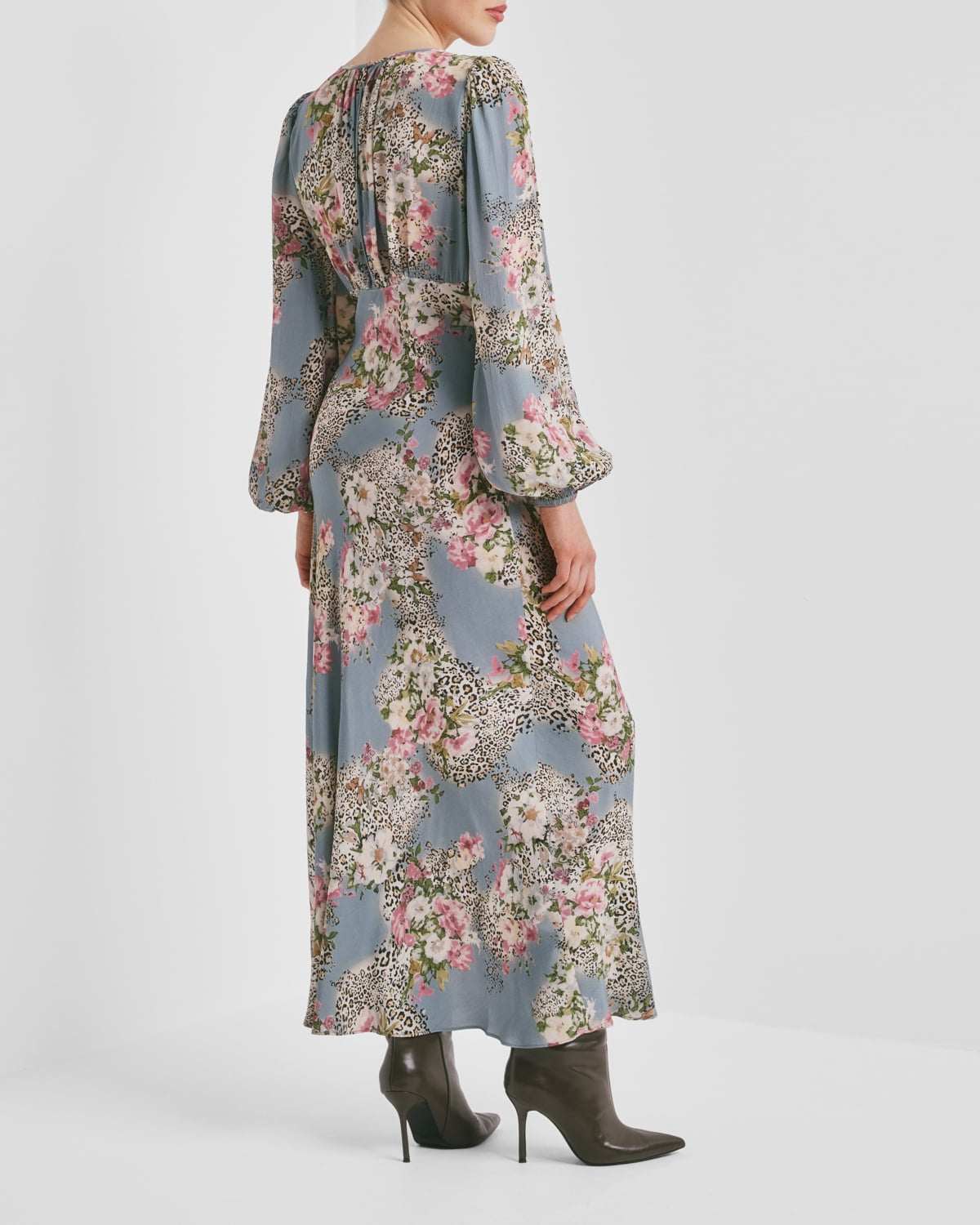 Viscose Maxi Dress Wild Bloom