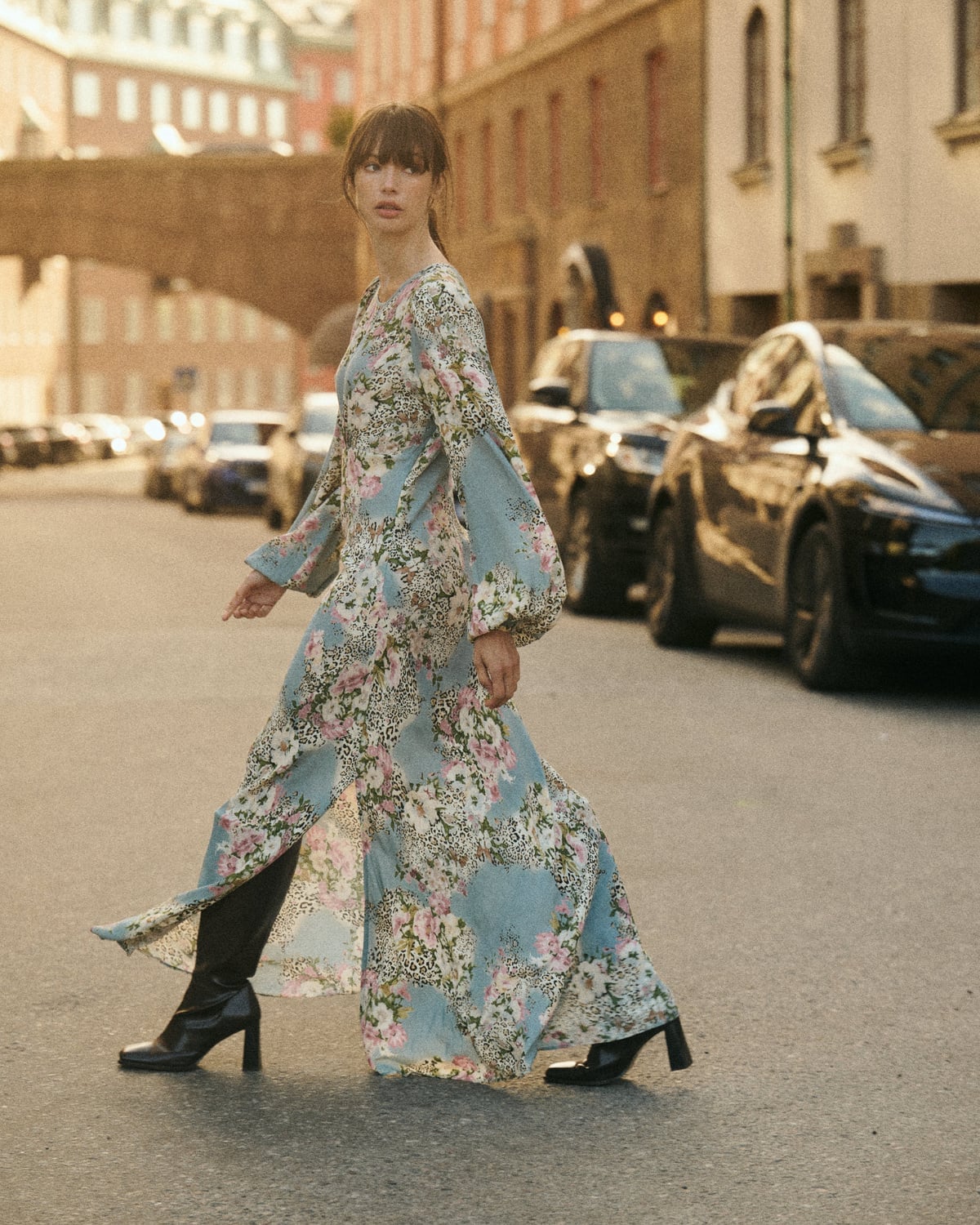 Viscose Maxi Dress Wild Bloom