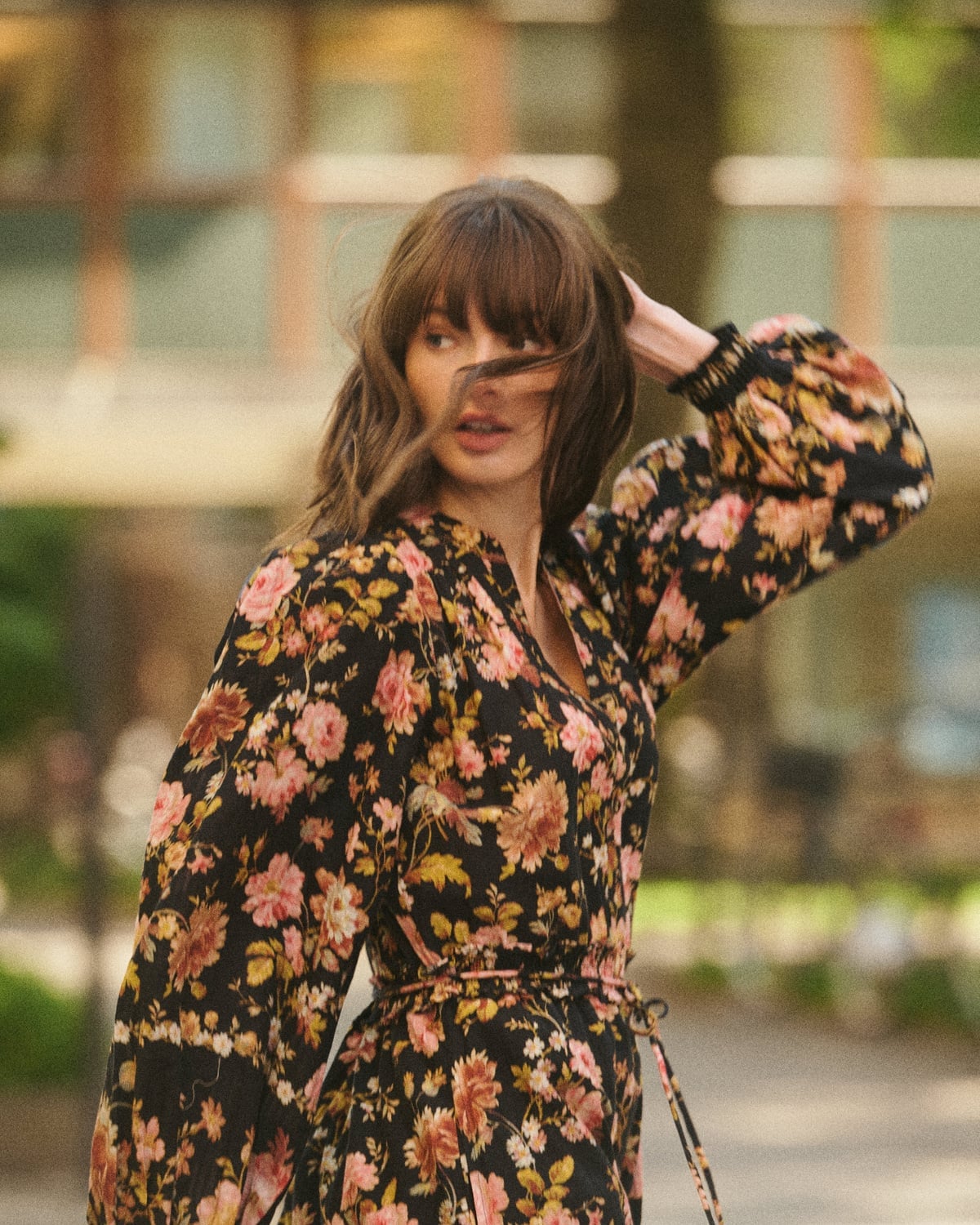 Bohemian Midi Dress Evening Field