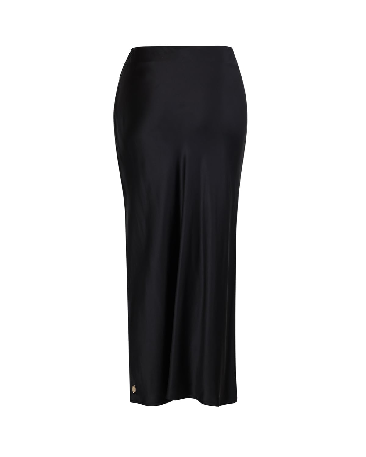Satin Skirt Black
