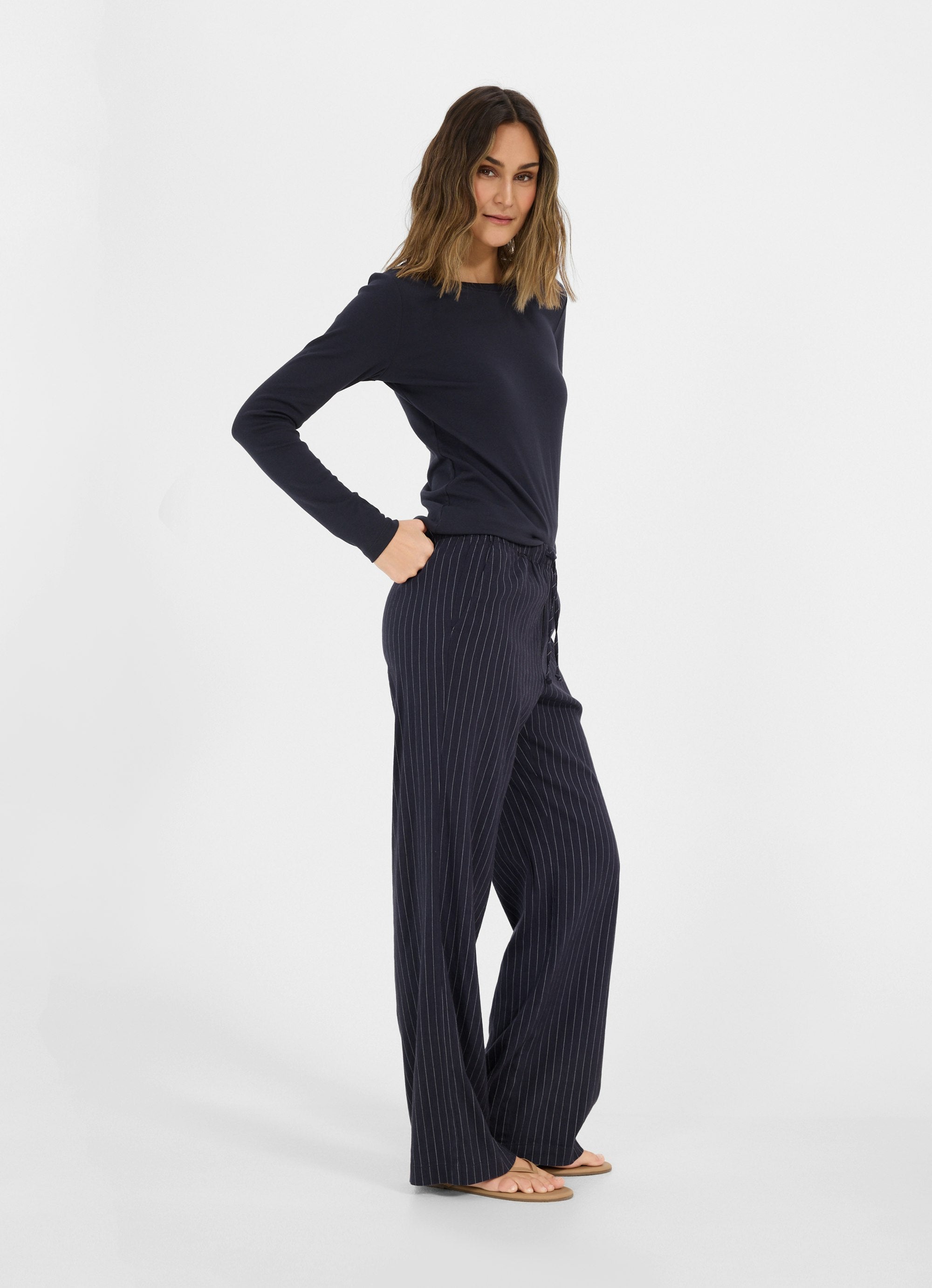 Grazia Trousers Navy