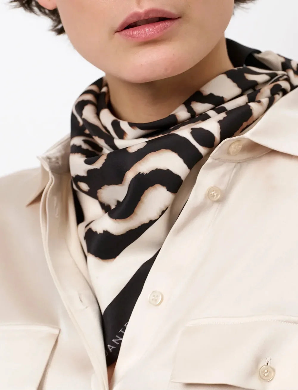 Zebra Print Scarf