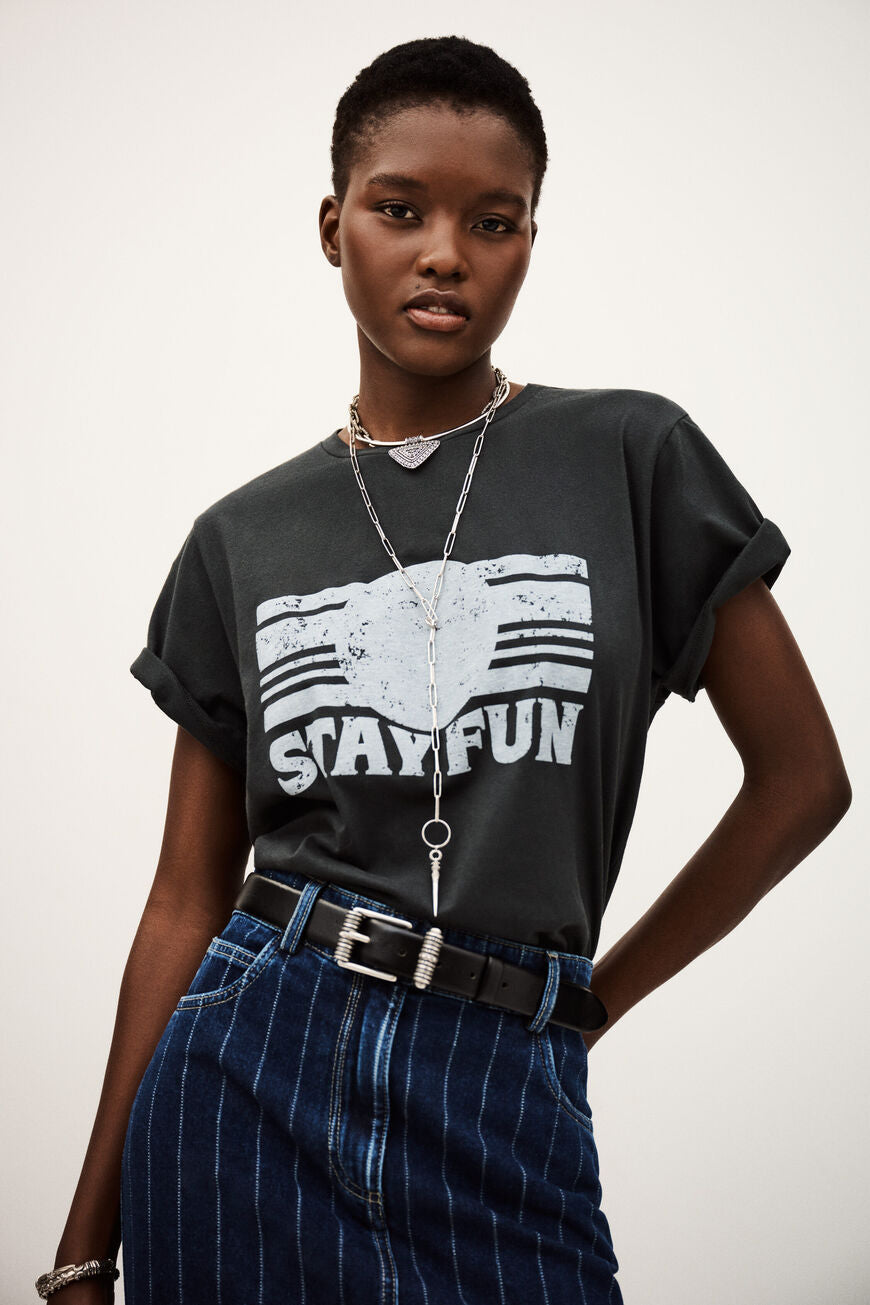 Reese T-Shirt Grey
