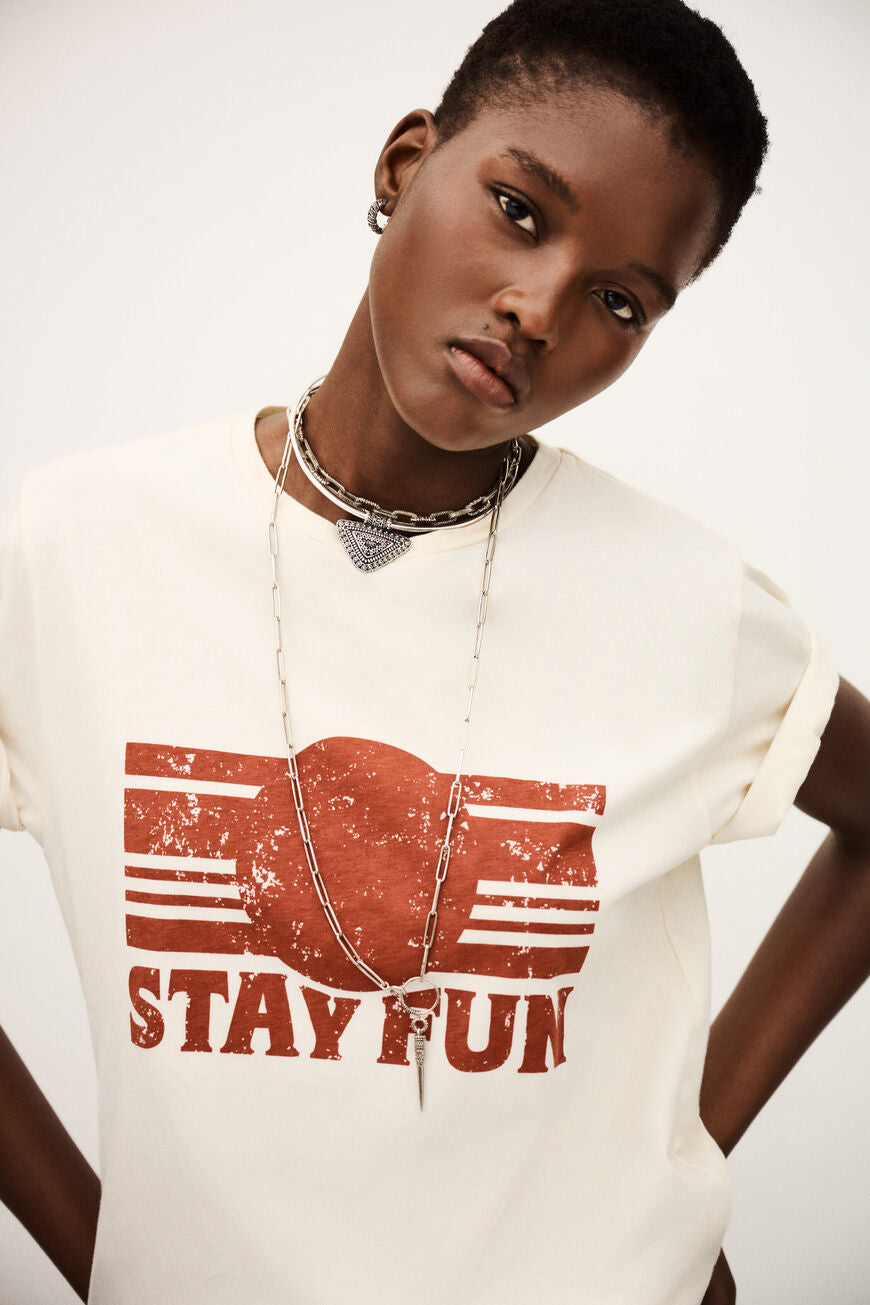Reese T-shirt Ecru