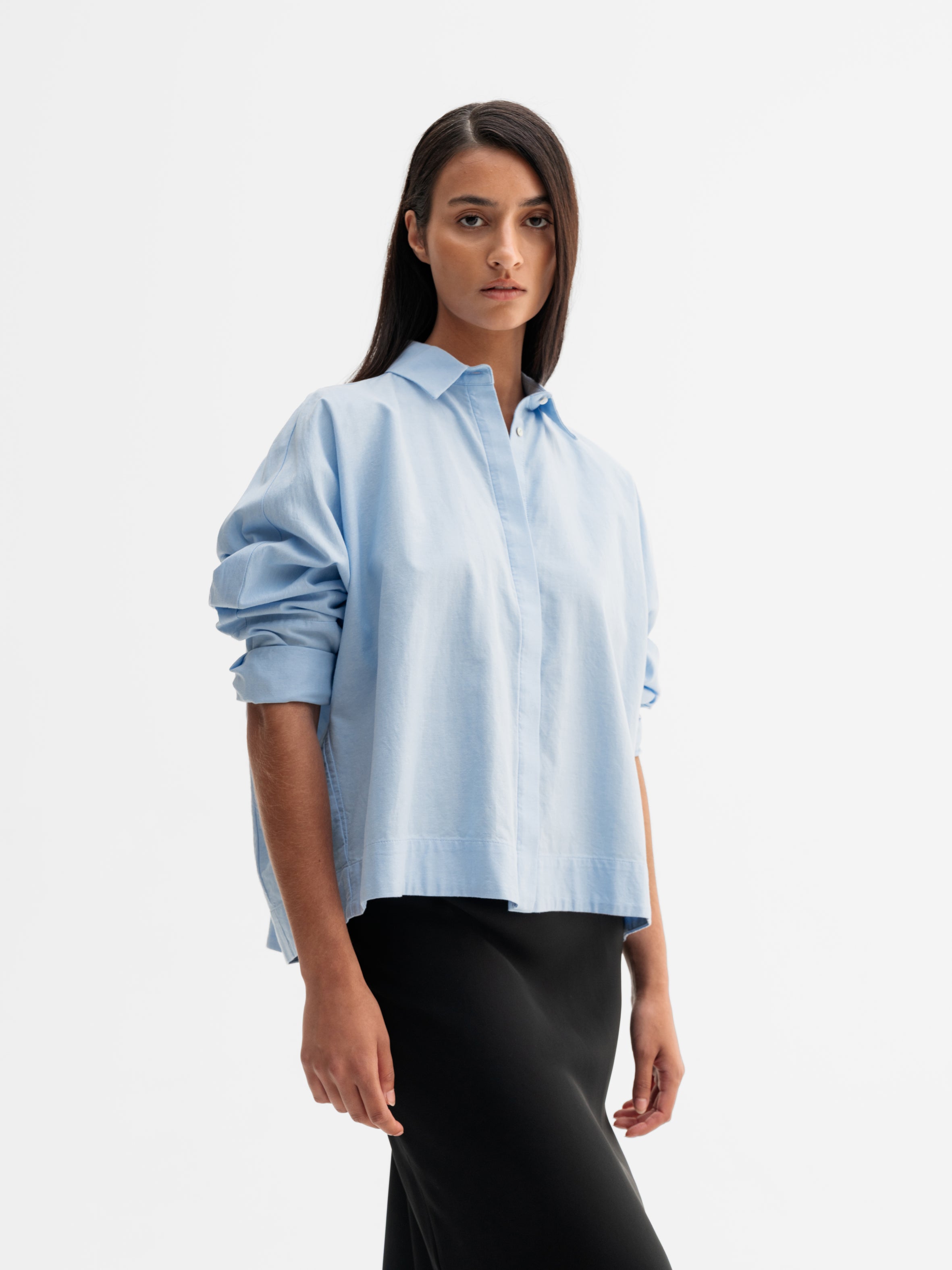 Gigi Oxford Shirt Light Blue