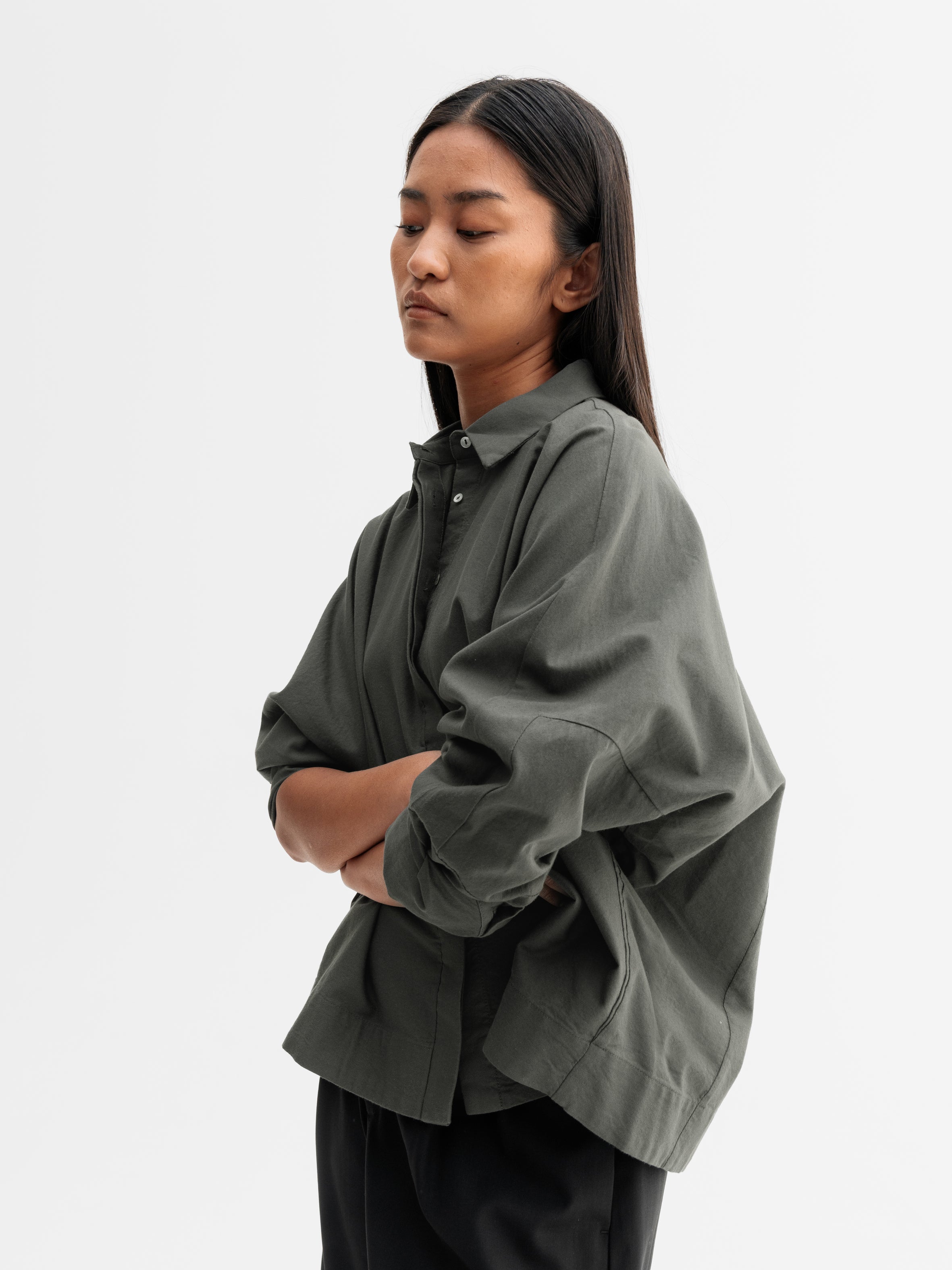 Gigi Oxford Shirt Wood
