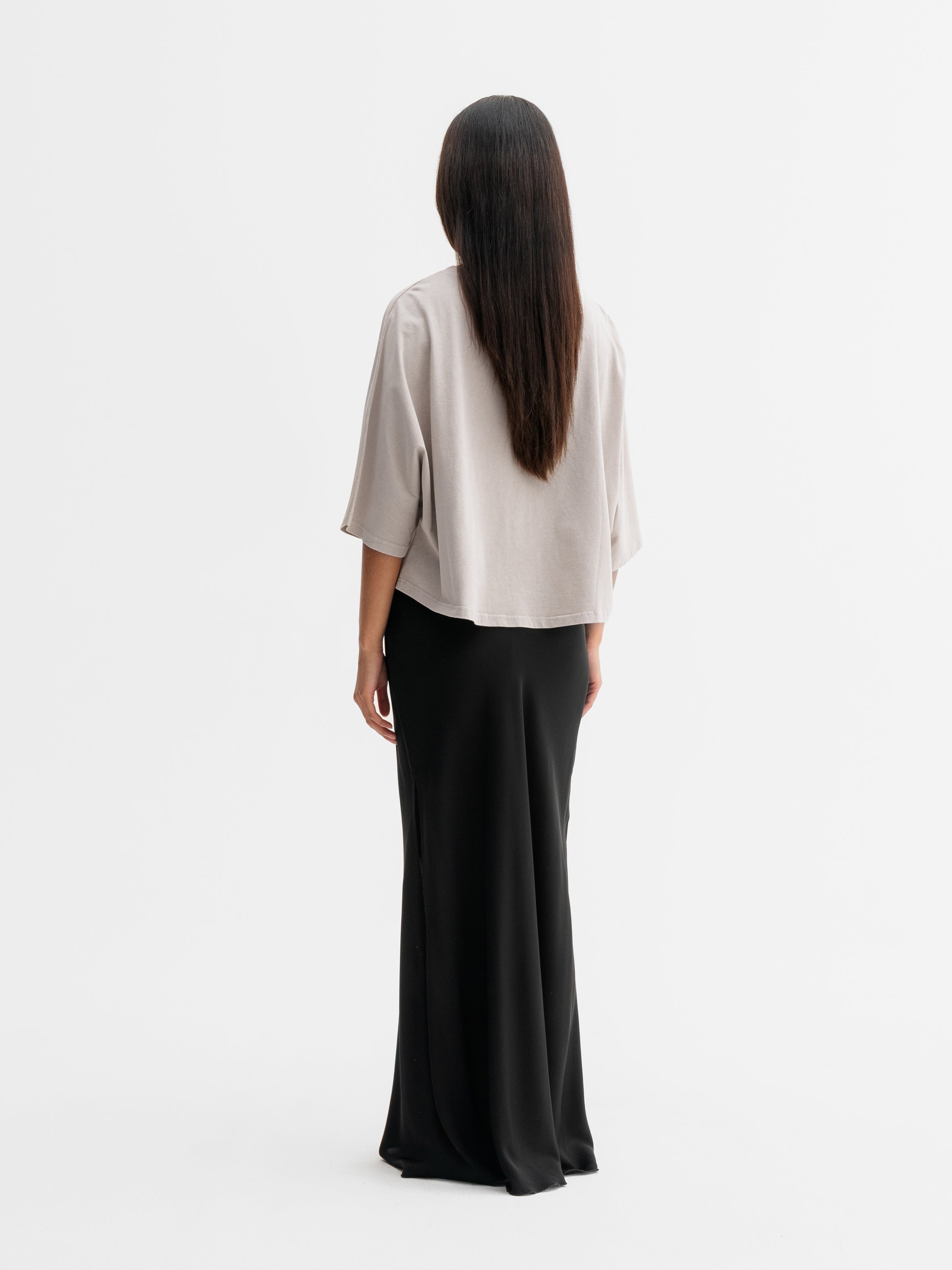 Thea Jersey Tee Washed Greige