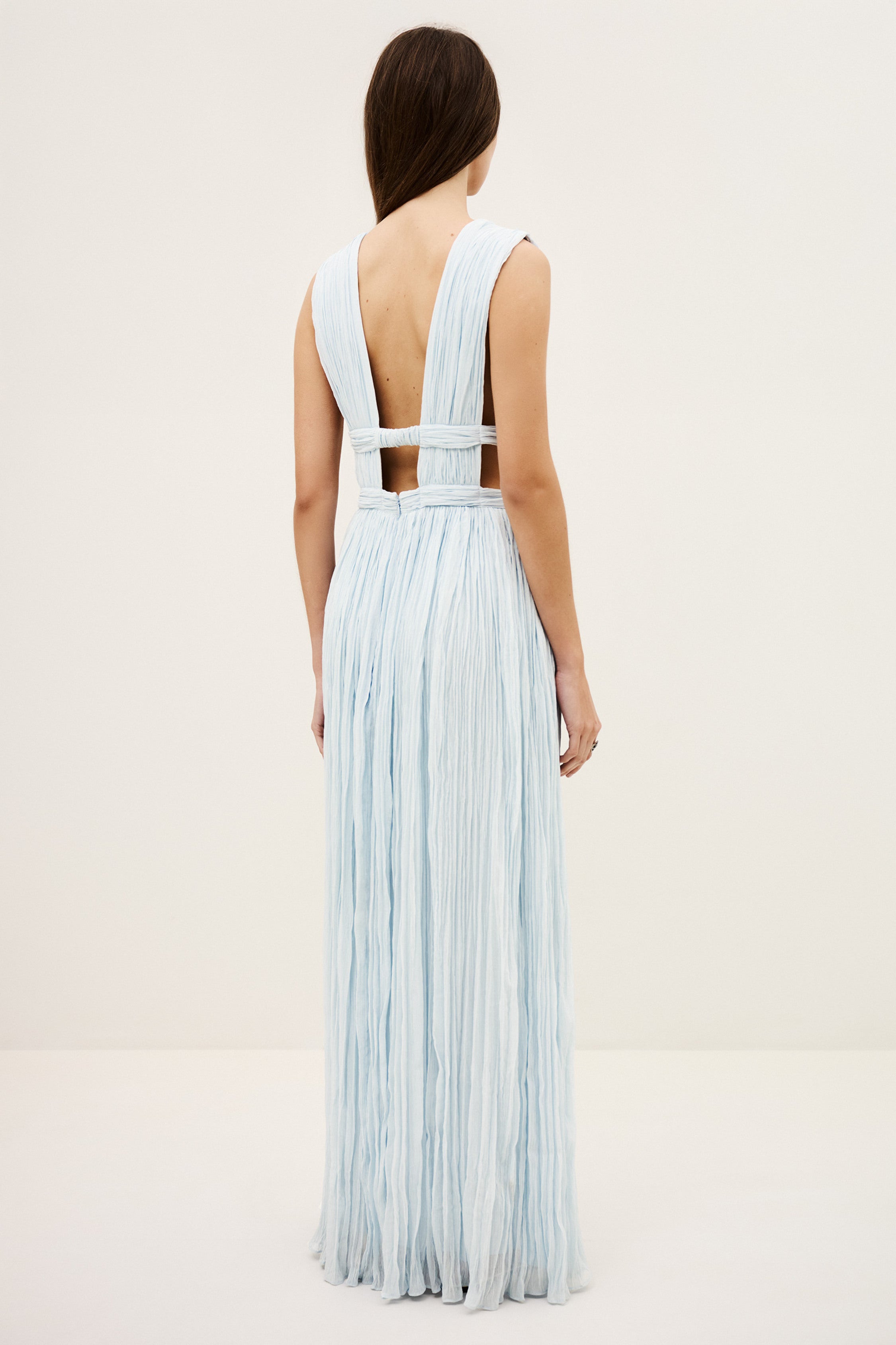 Tania Dress Blue Glacier