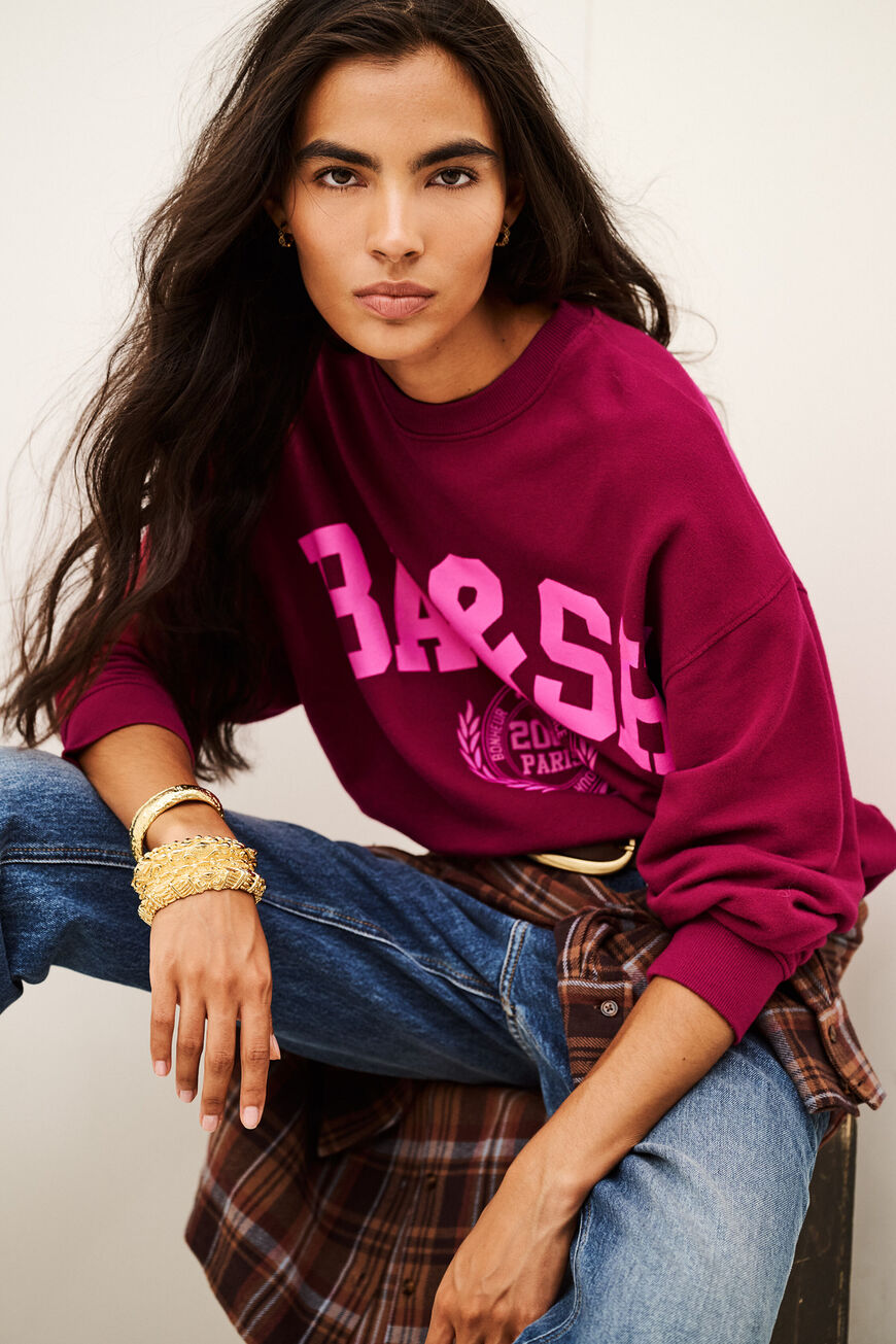 Benjamin Sweatshirt Fuchsia
