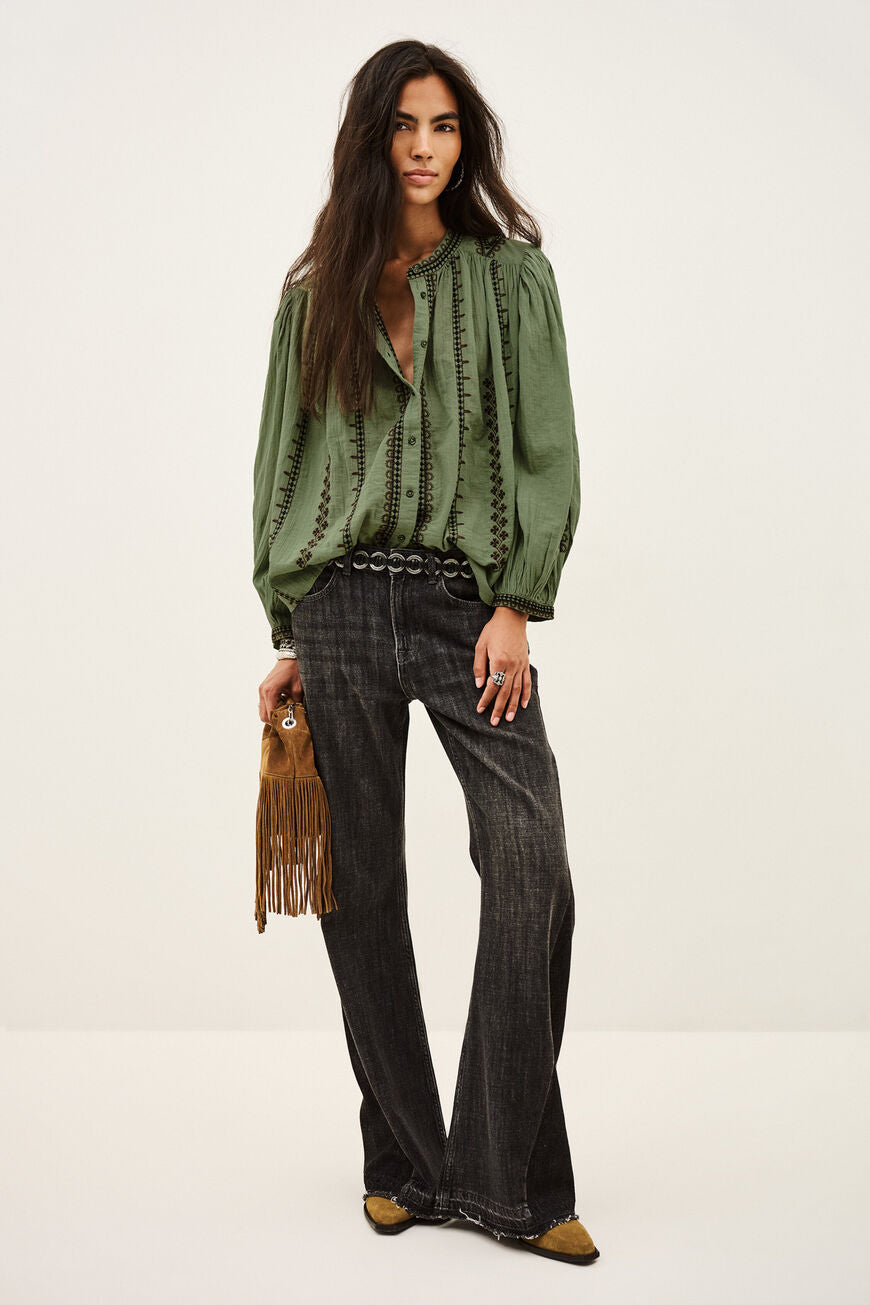 Mona Shirt Amande Green