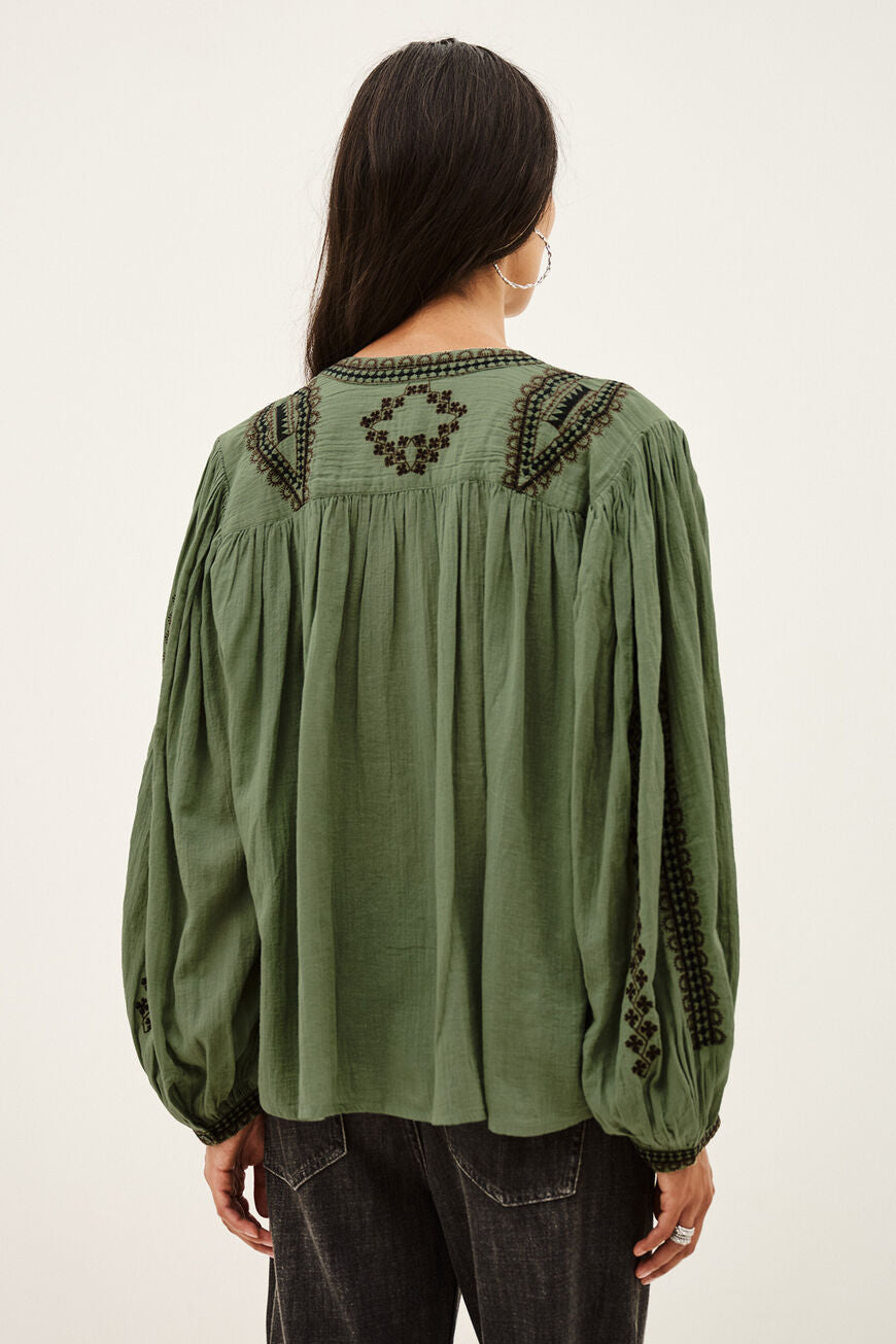 Mona Shirt Amande Green