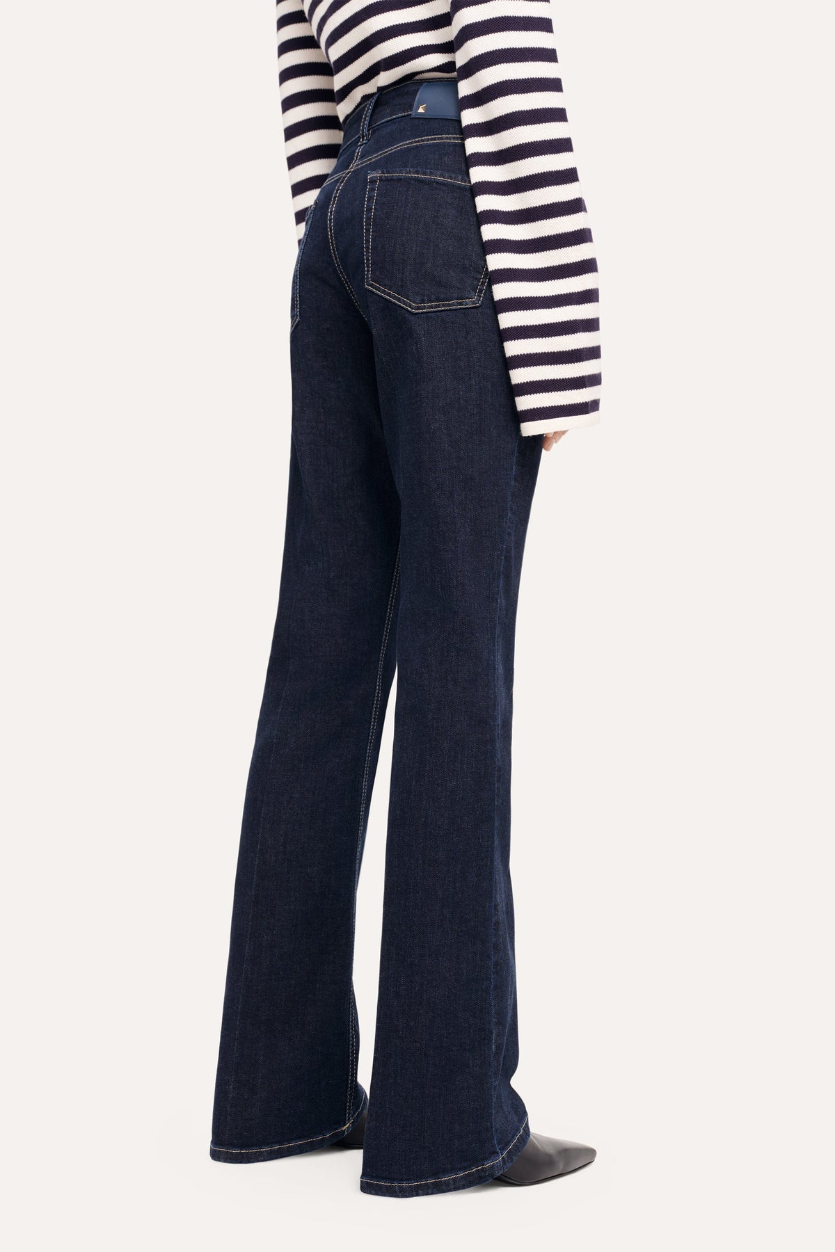 Paris Flared Jeans Dark Blue