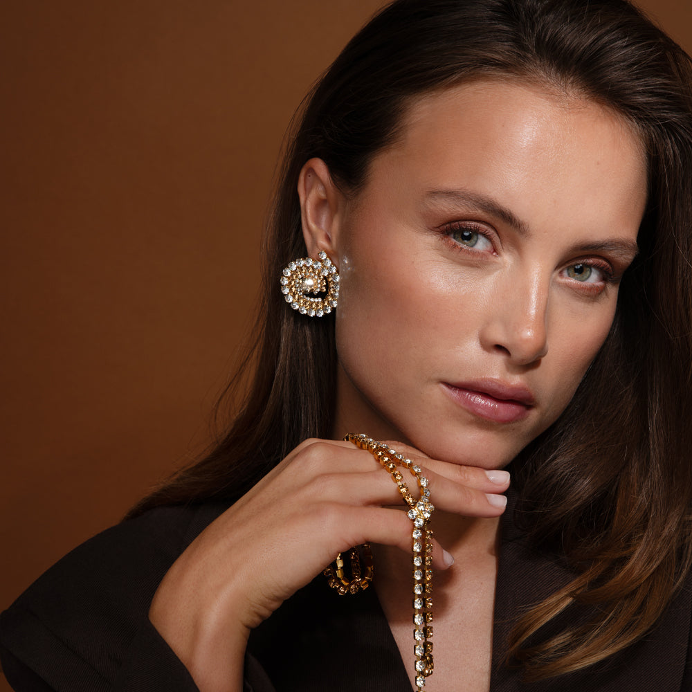 Yvette Necklace Topaz Combo