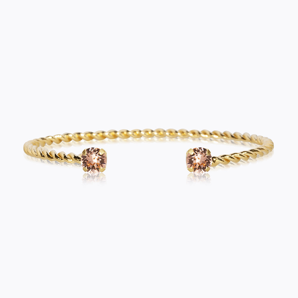 Mini Twisted Bracelet Light Peach