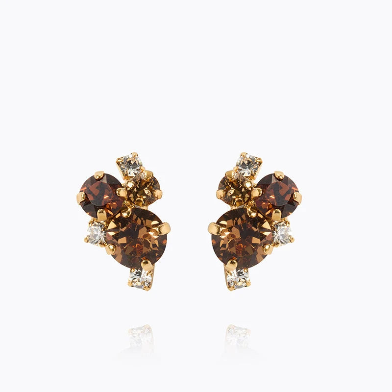 Molly Earrings ReC Topaz Combo