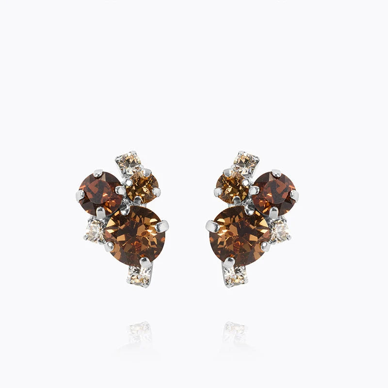 Molly Earrings ReC Topaz Combo