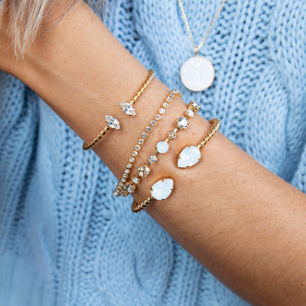 Petite Navette Bracelet Crystal