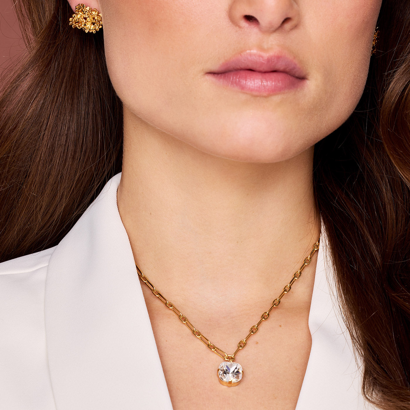 Noomi Necklace Crystal