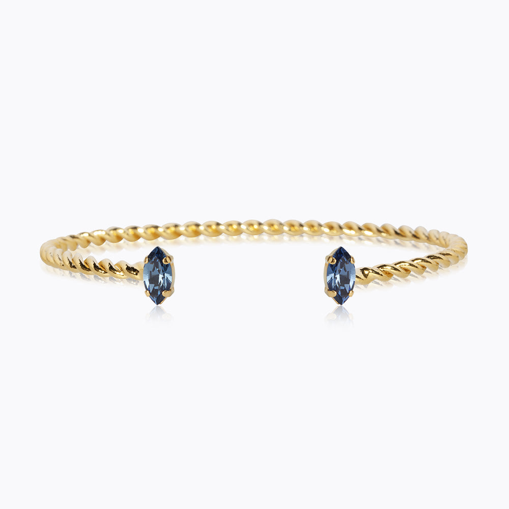Petite Navette Bracelet Denim Blue