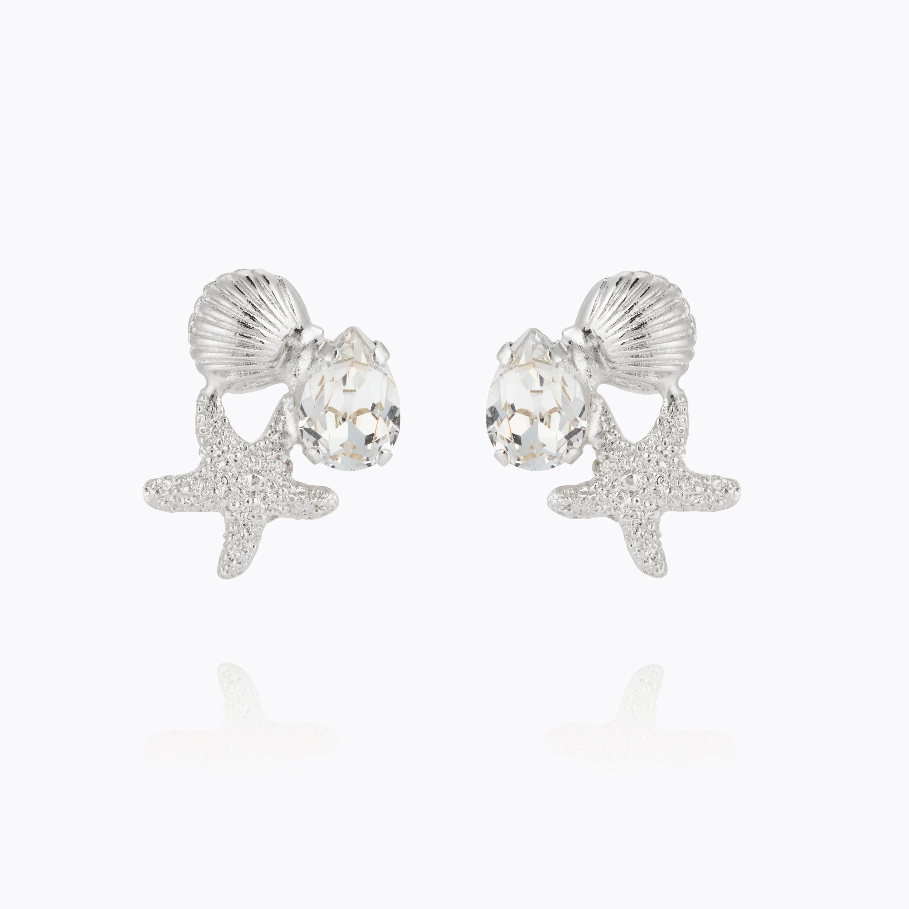 Seascape Earrings Crystal
