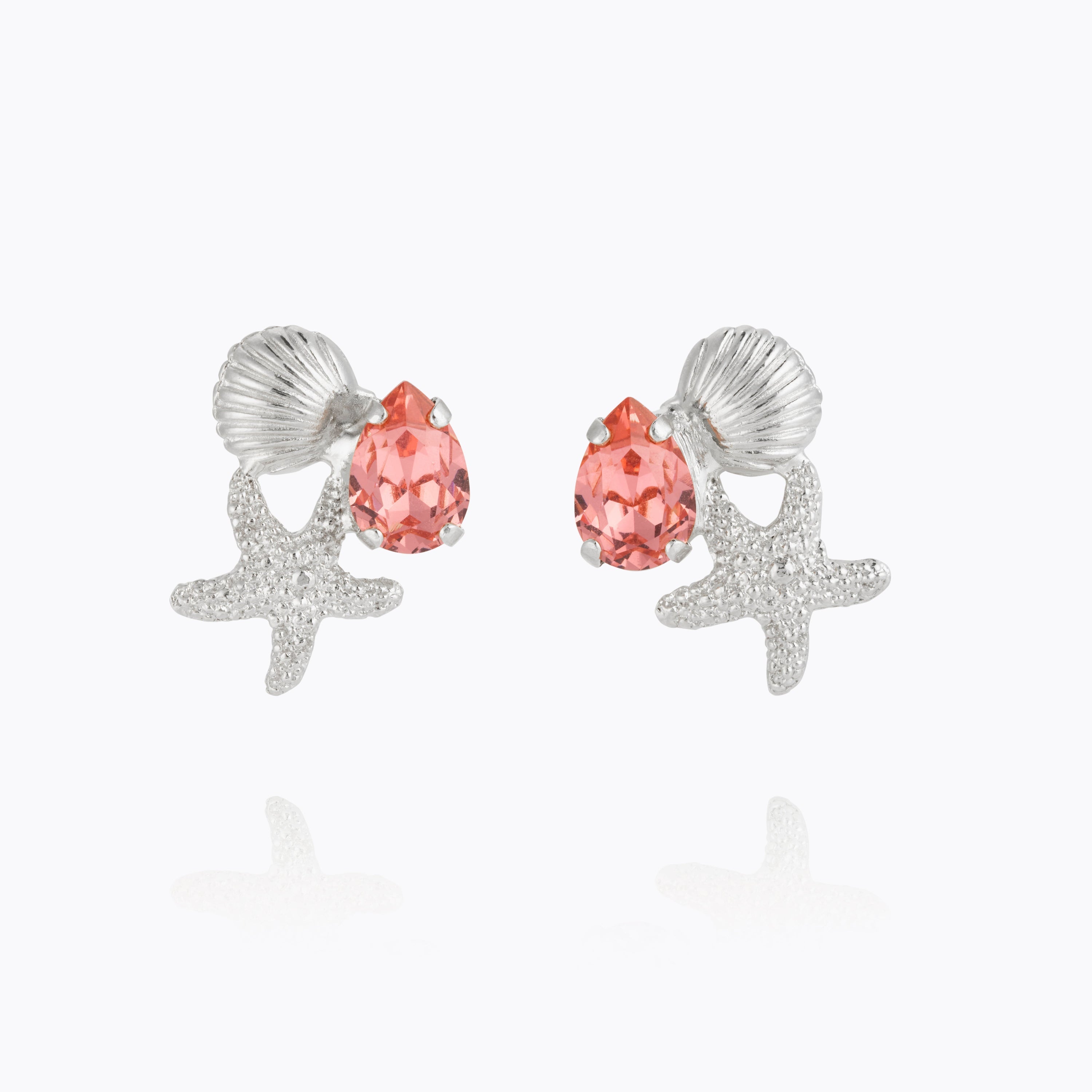 Seascape Earrings Rose Peach