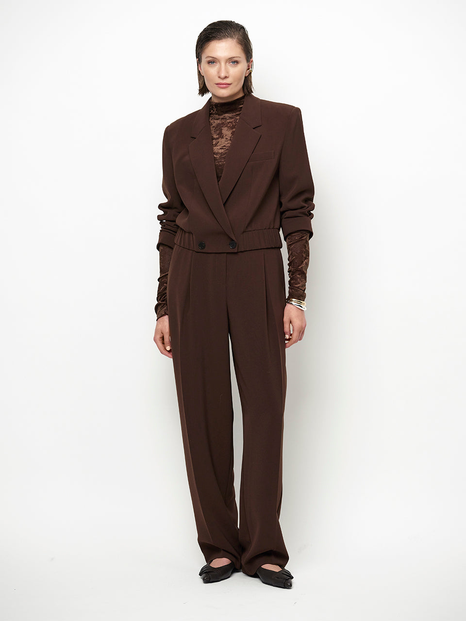 Olya Top Dark Brown