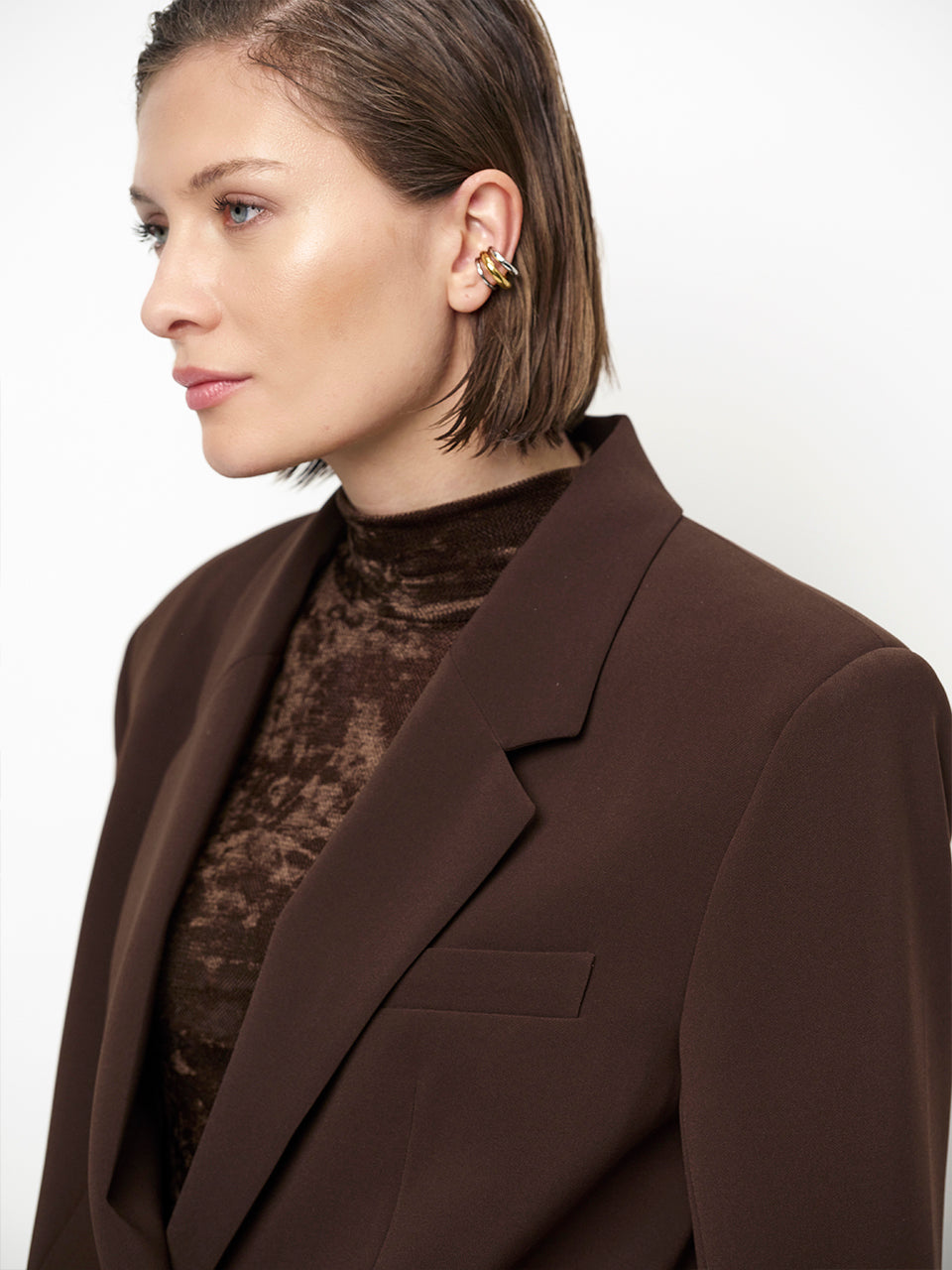 Olya Top Dark Brown