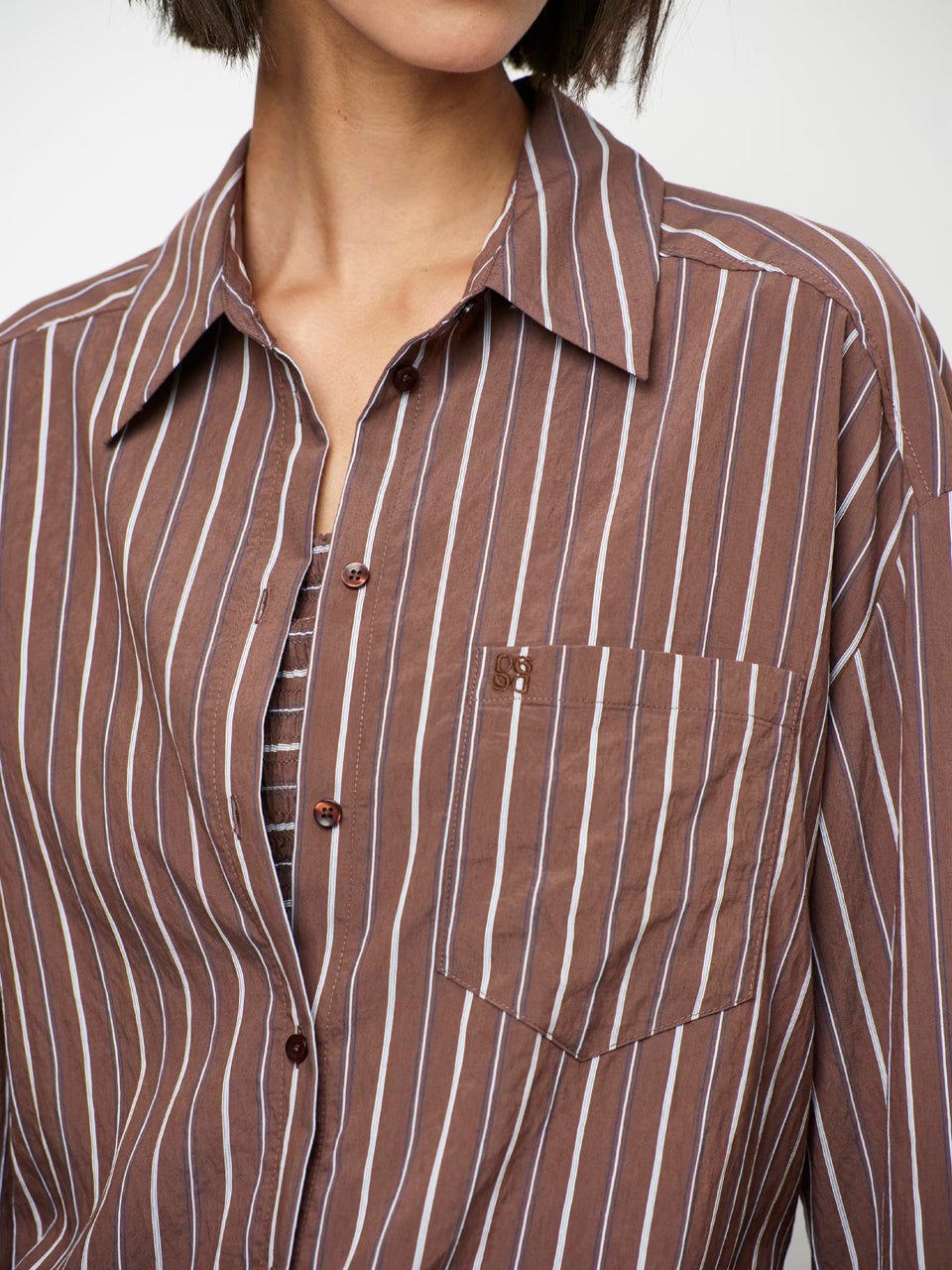 Lise Shirt Chocolate Brown