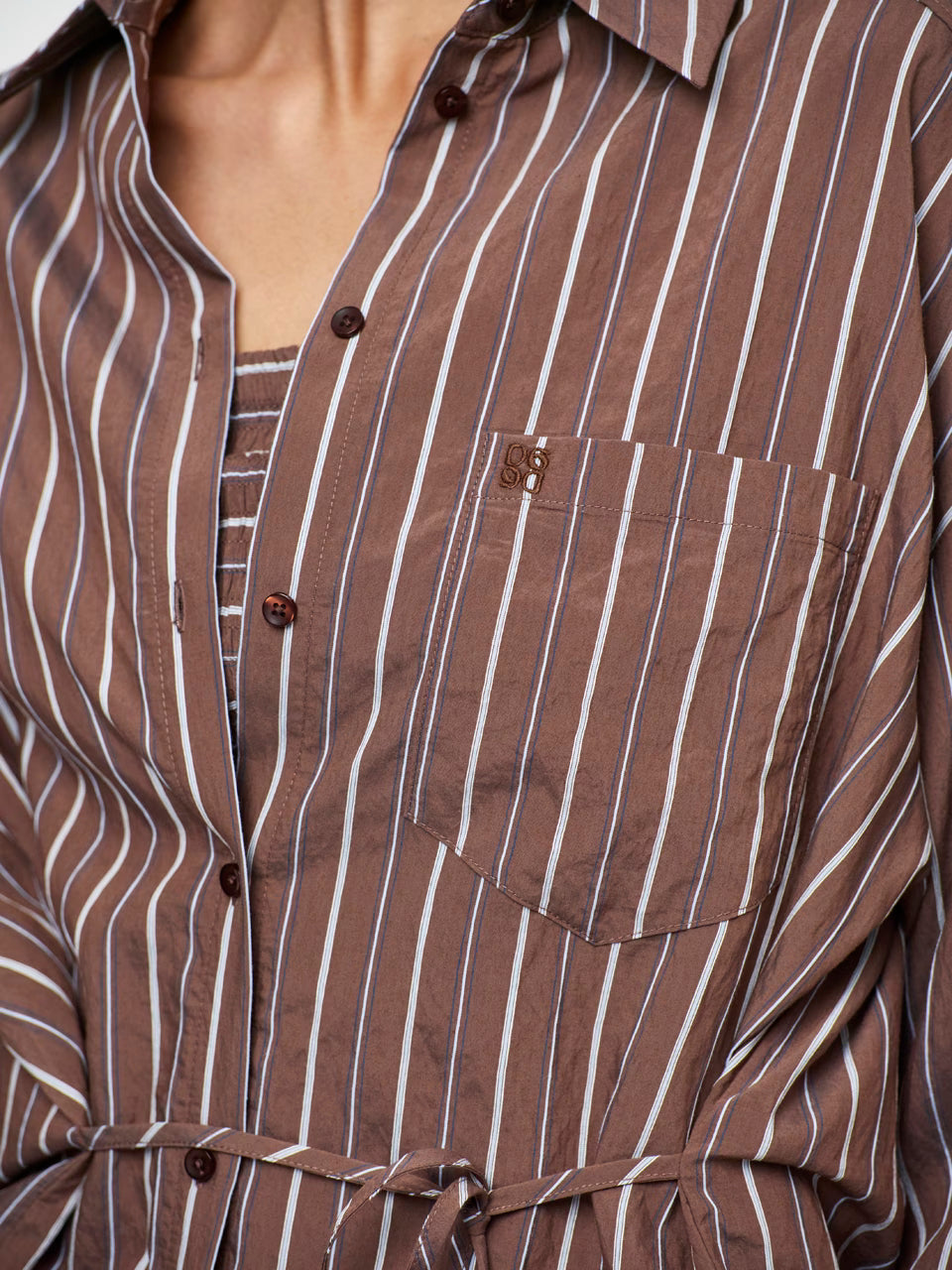 Lise Shirt Chocolate Brown