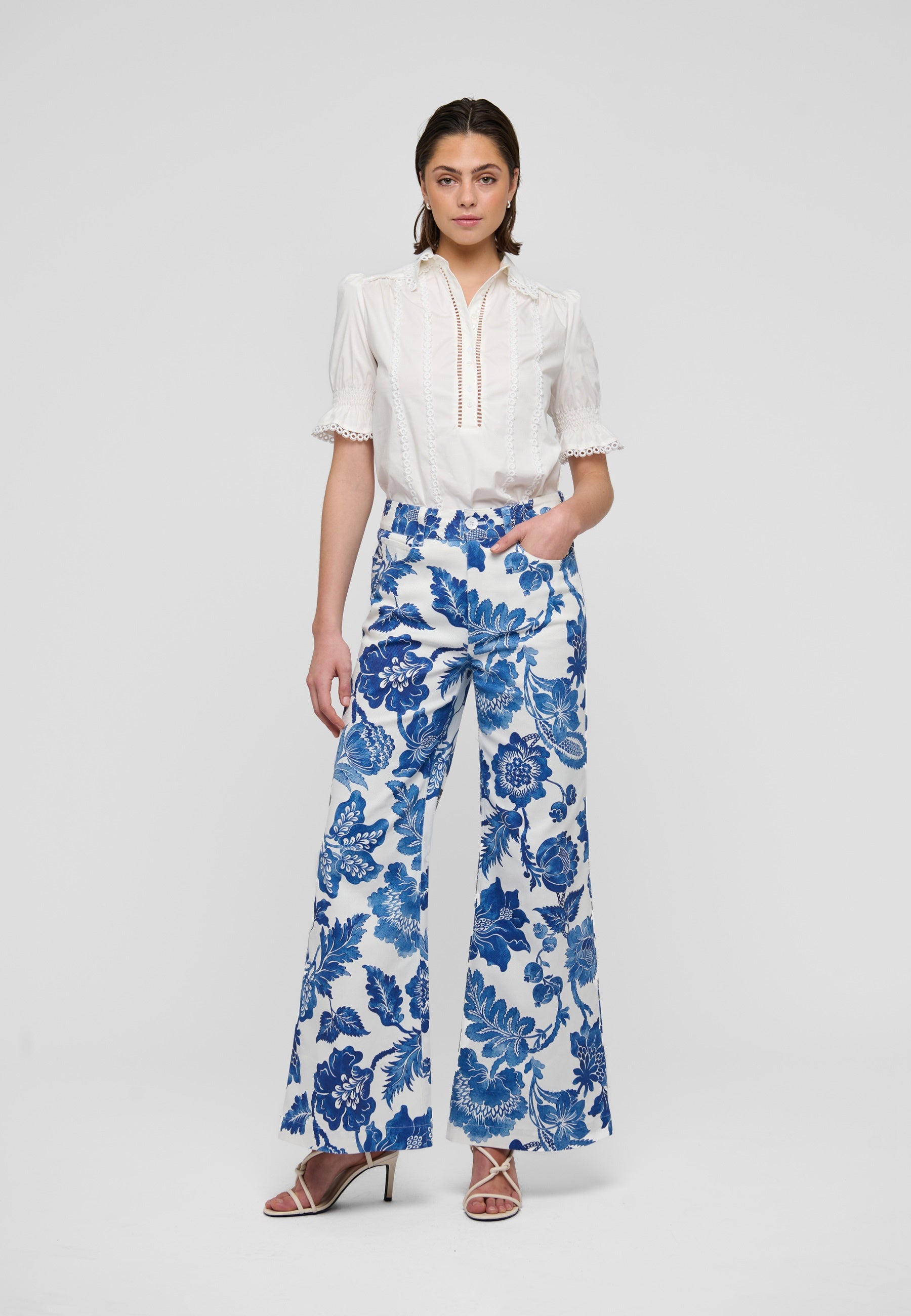 LuccaDEA Pants Bloom Midnight