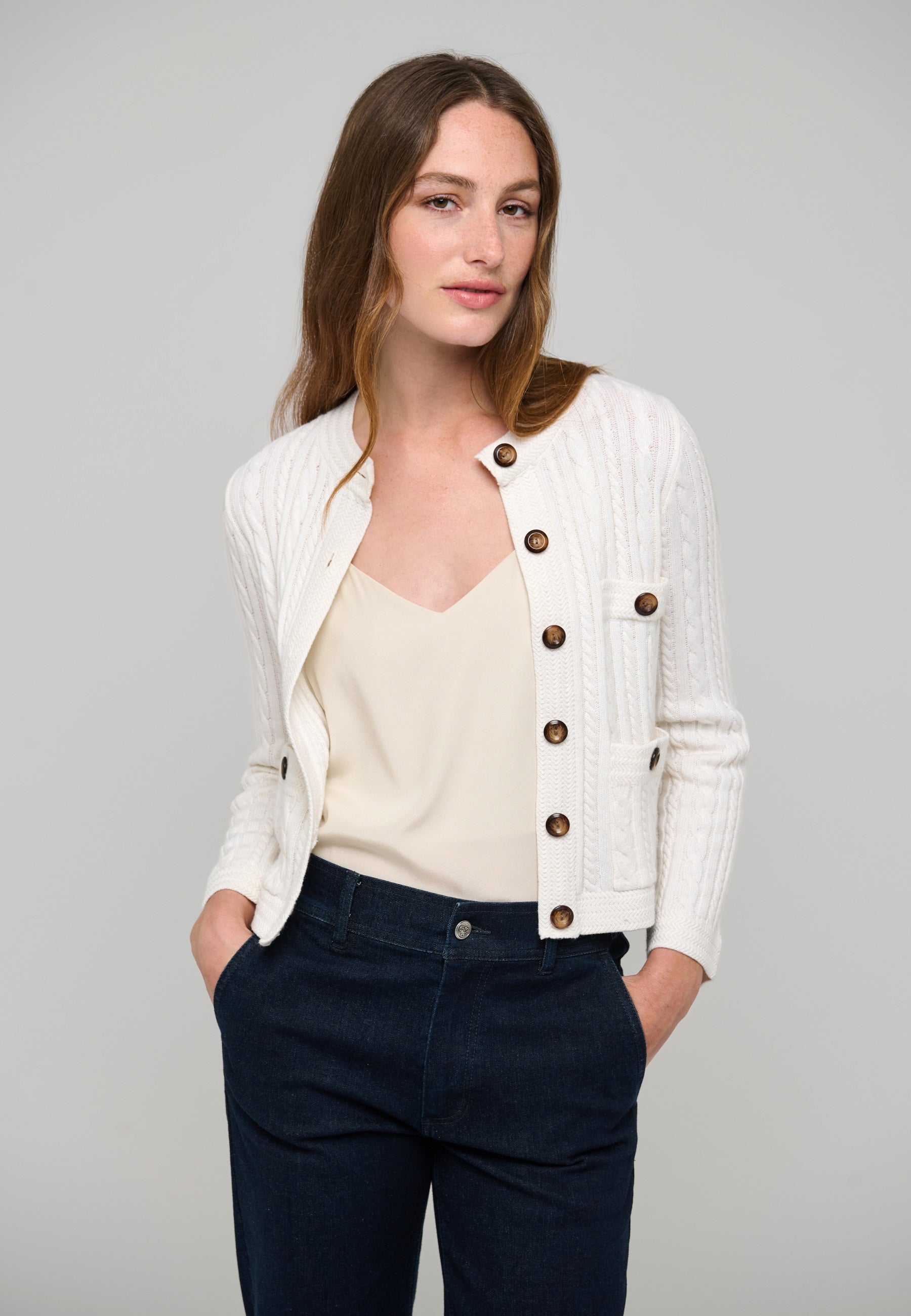 DitteDEA Cardigan Bianco