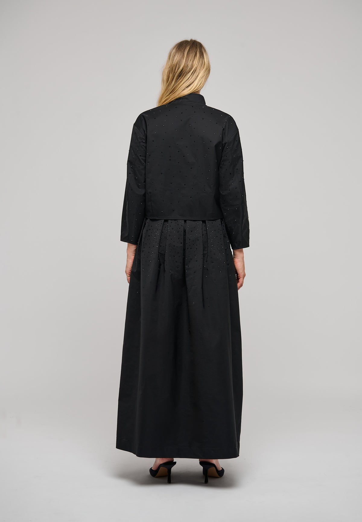 SafaDEA NS Jacket Black Taffeta Emb