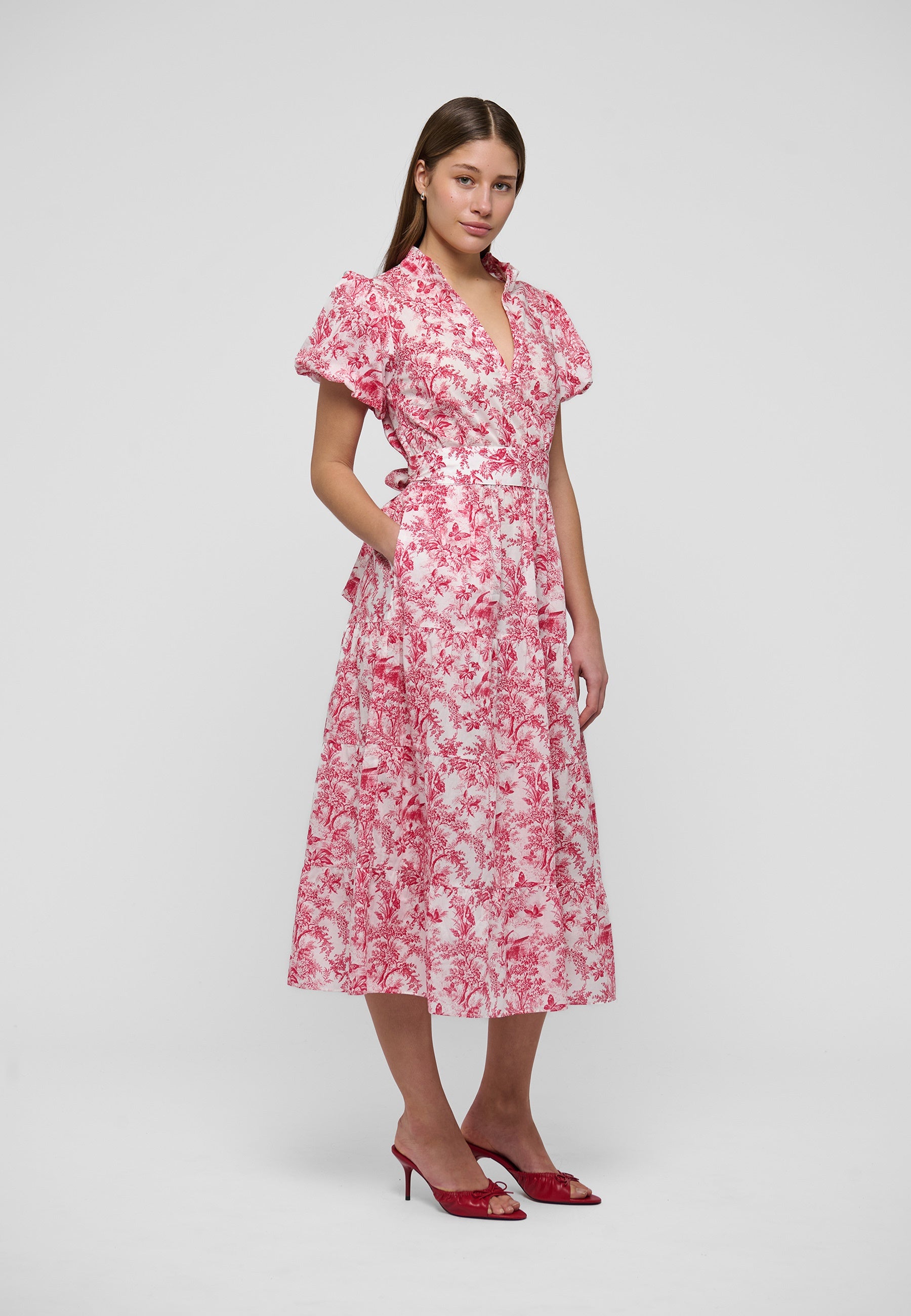 KatinkaDEA NS Dress Imperial Garden Red