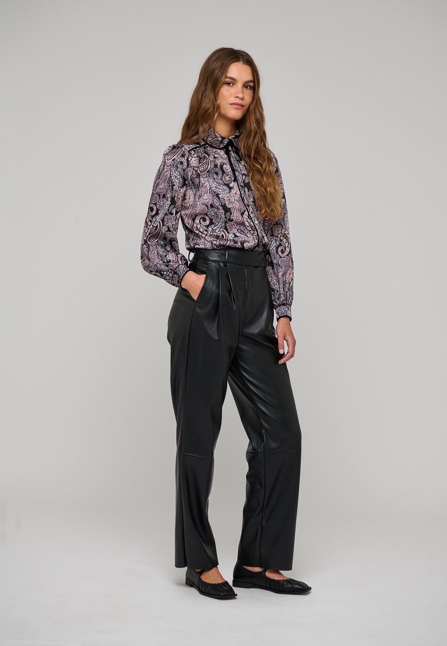 Margitdea Blouse Paisley Black