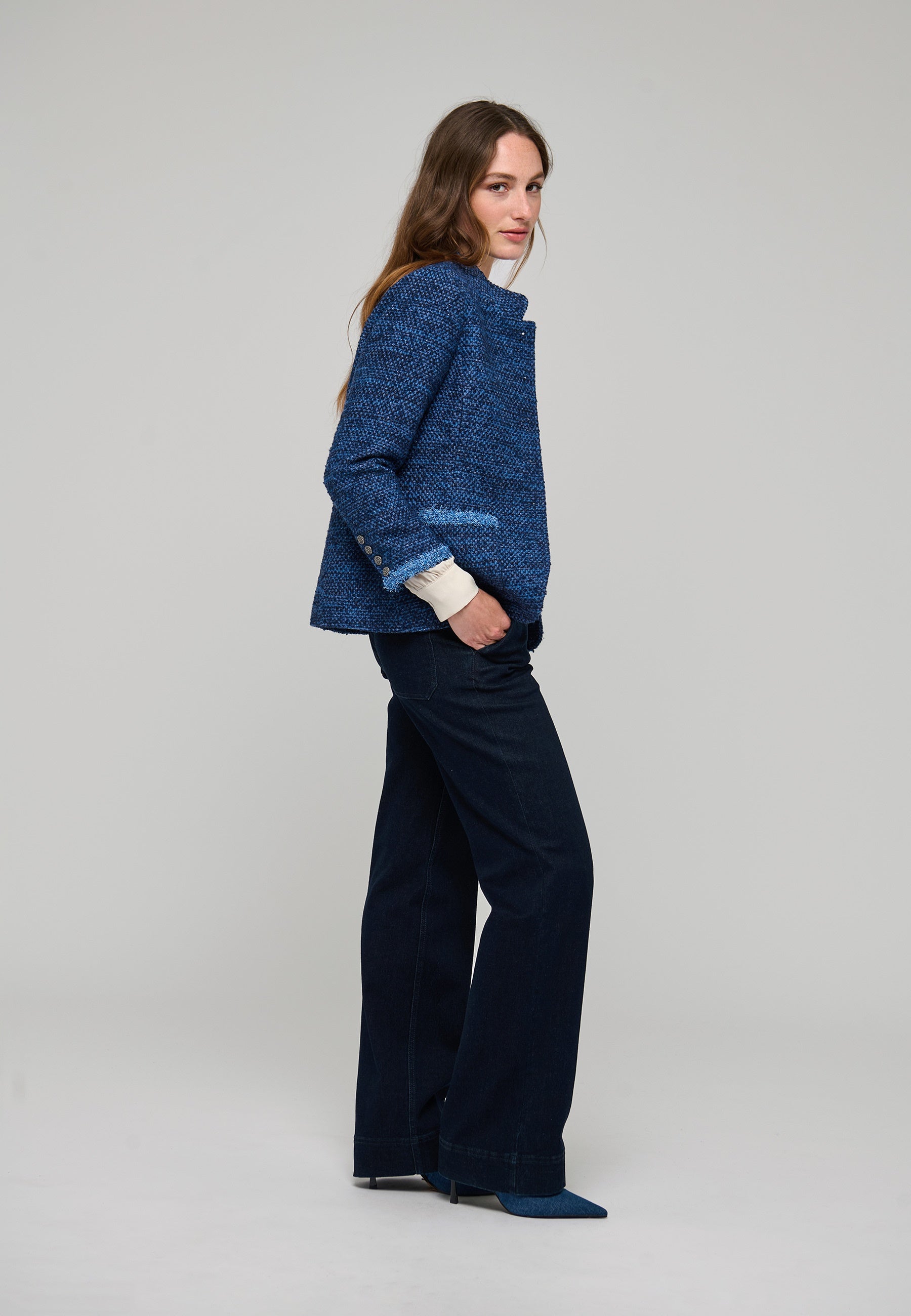 EmeldaDEA NS Jacket Lurex Blue
