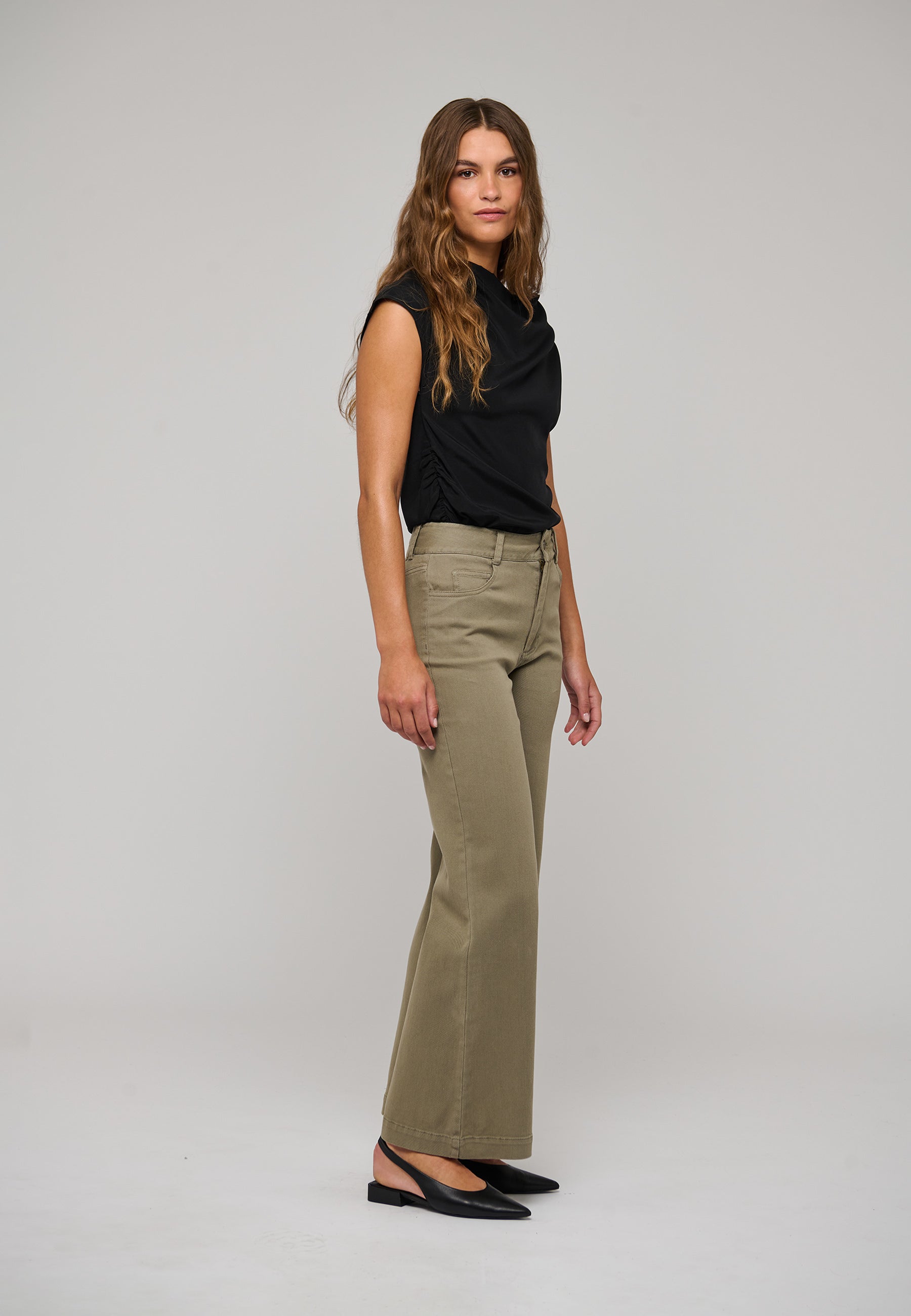 LuccaDEA Trousers Utility Green