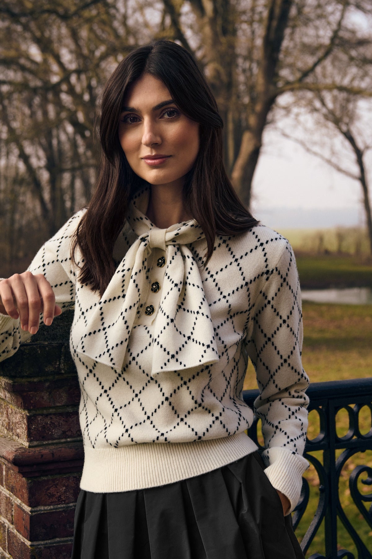KrystleDEA Sweater Argyle