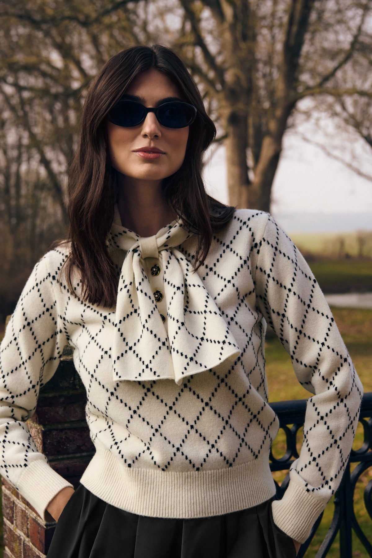 KrystleDEA Sweater Argyle